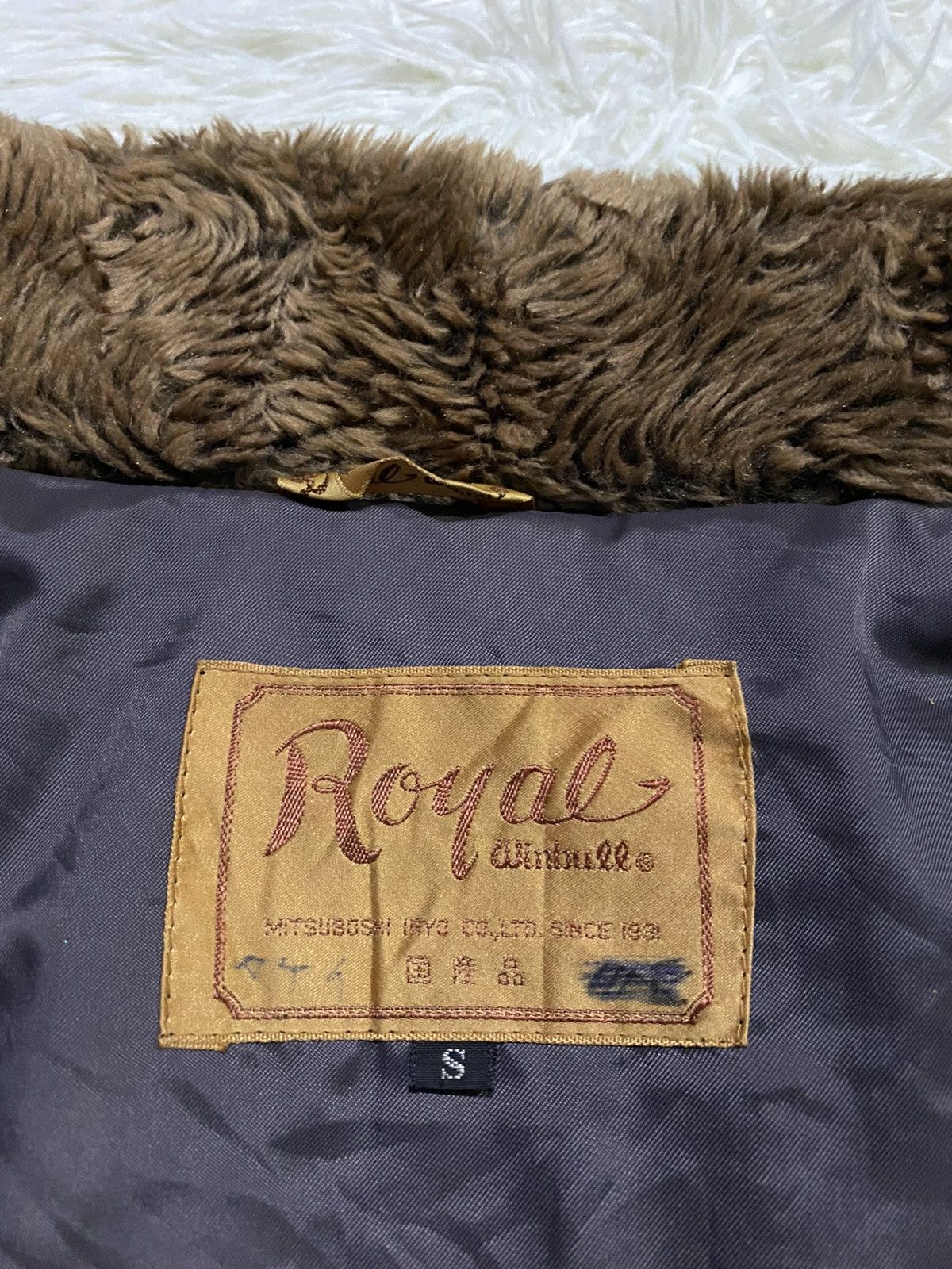 Japanese Brand × Vintage Royal Windbull Fuzzy Jacket Rare Size US M / EU 48-50 / 2 - 10 Thumbnail