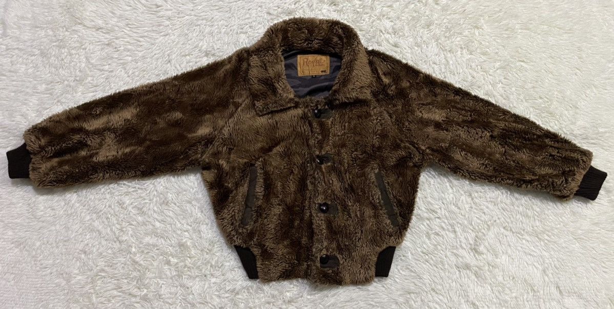 Japanese Brand × Vintage Royal Windbull Fuzzy Jacket Rare Size US M / EU 48-50 / 2 - 2 Thumbnail