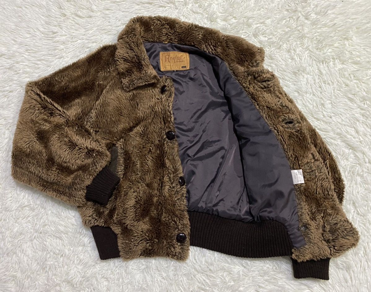 Japanese Brand × Vintage Royal Windbull Fuzzy Jacket Rare Size US M / EU 48-50 / 2 - 8 Thumbnail