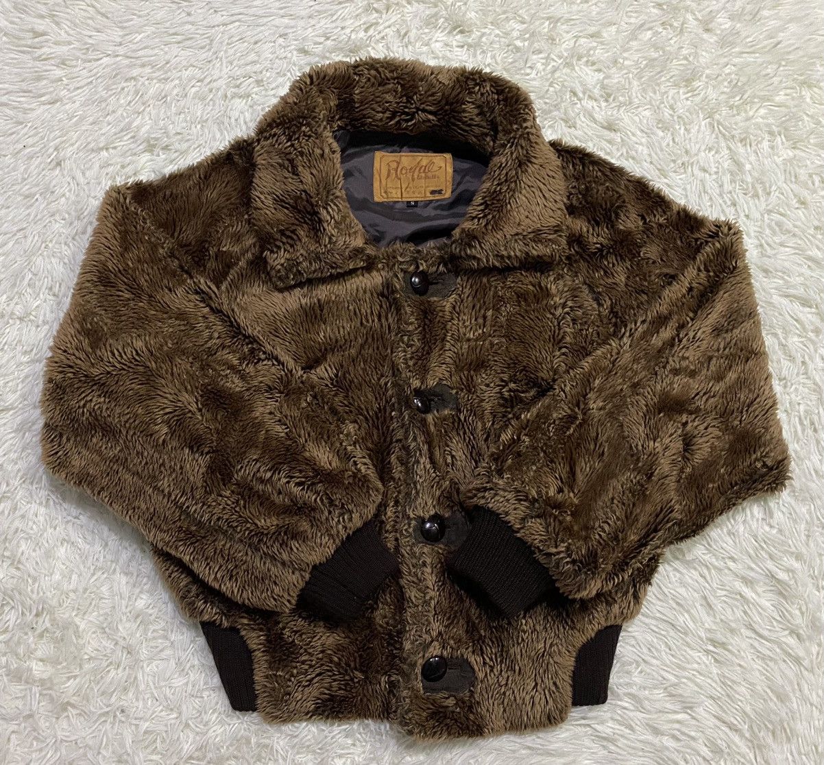 Japanese Brand × Vintage Royal Windbull Fuzzy Jacket Rare Size US M / EU 48-50 / 2 - 4 Thumbnail
