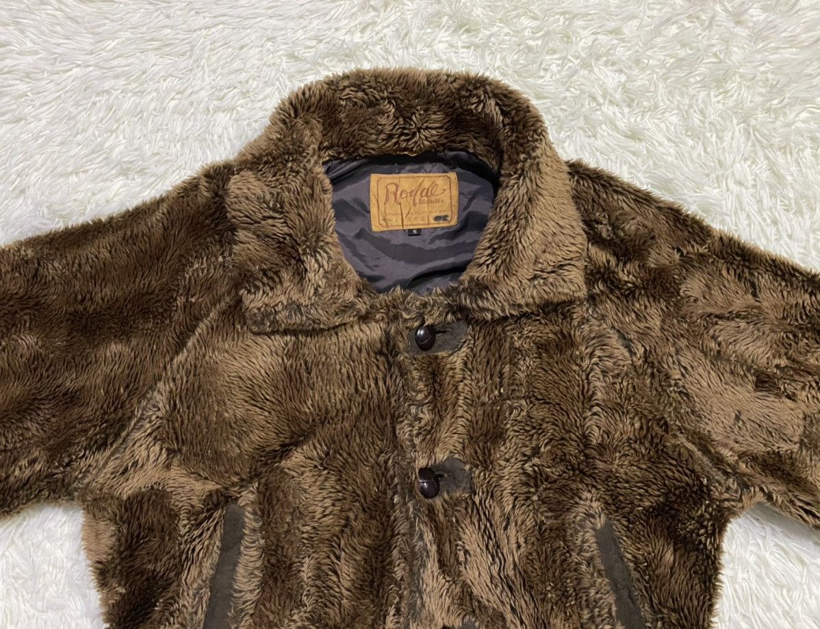 Japanese Brand × Vintage Royal Windbull Fuzzy Jacket Rare Size US M / EU 48-50 / 2 - 3 Thumbnail