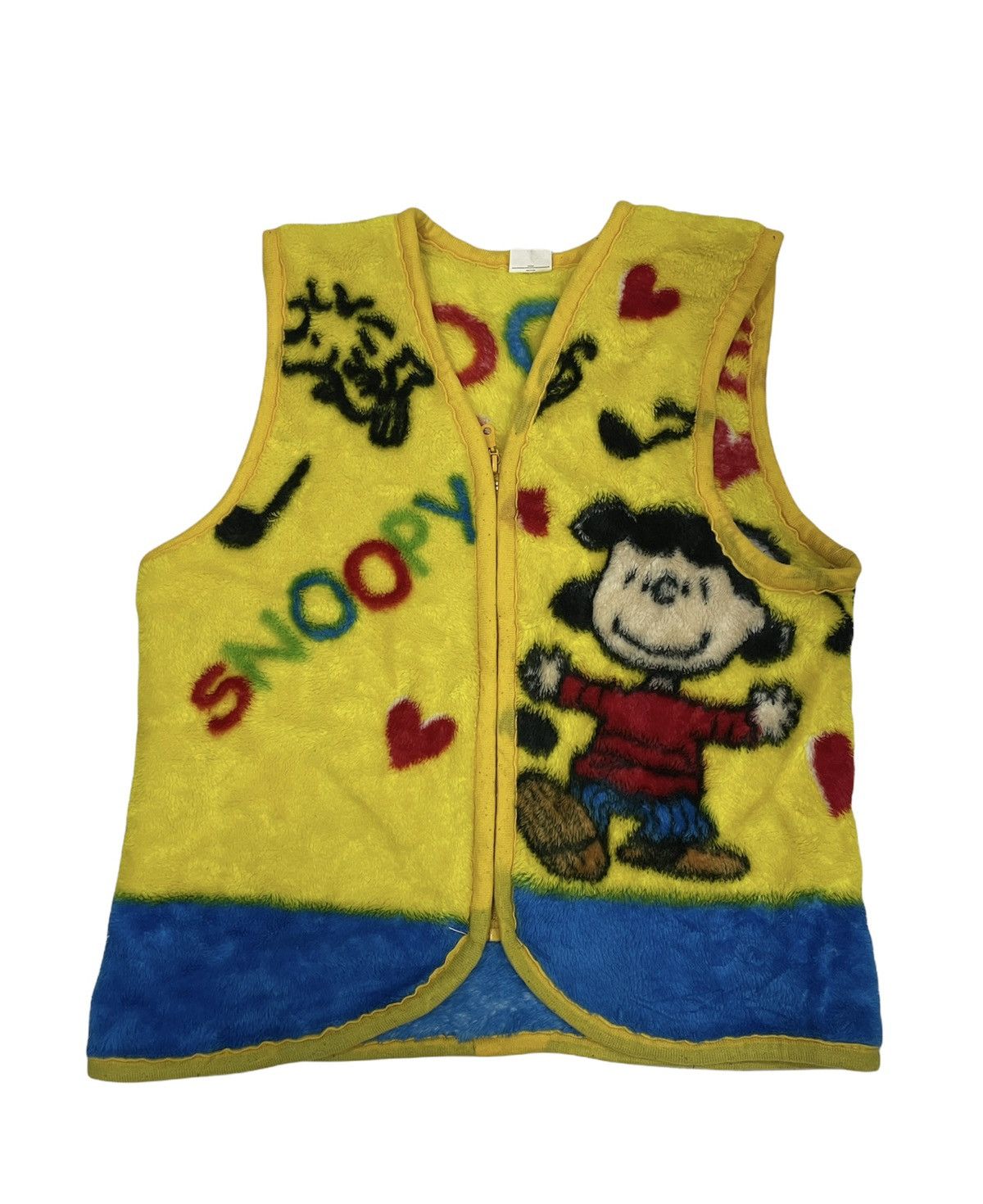 Cartoon Network × Peanuts Peanuts Snoopy Vest Big Logo sleeve Mirror Printed cartoon Size US M / EU 48-50 / 2 - 3 Thumbnail