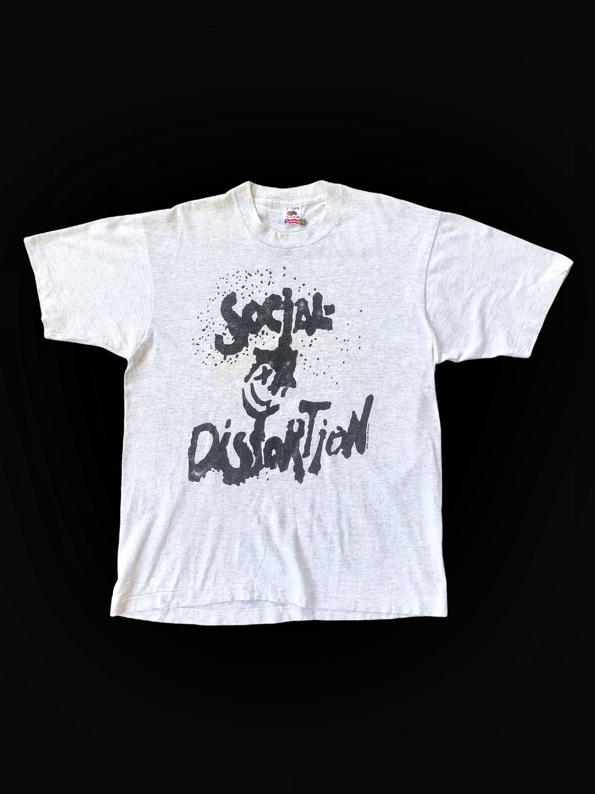 Vintage RARE 1992 Social Distortion FOTL Single Stitch Shirt Size US L / EU 52-54 / 3 - 1 Thumbnail