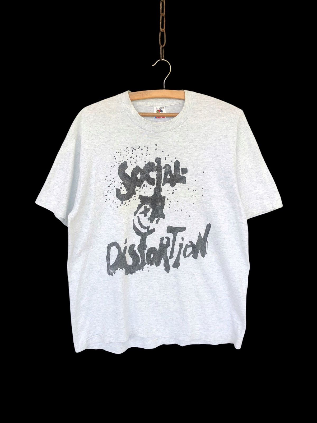 Vintage RARE 1992 Social Distortion FOTL Single Stitch Shirt Size US L / EU 52-54 / 3 - 2 Thumbnail