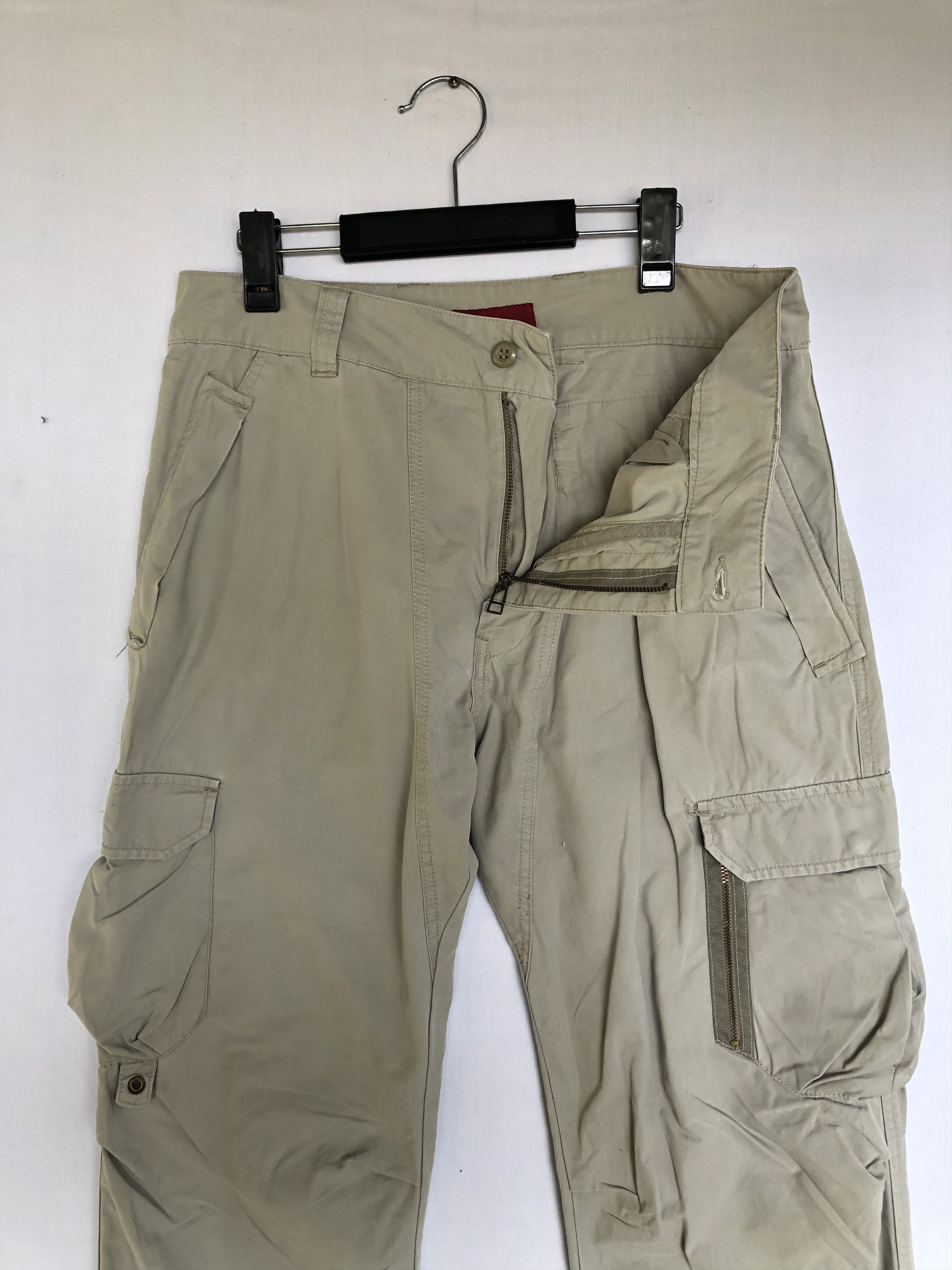 Japanese Brand Japanese brand grey cargo pants Size US 32 / EU 48 - 7 Thumbnail