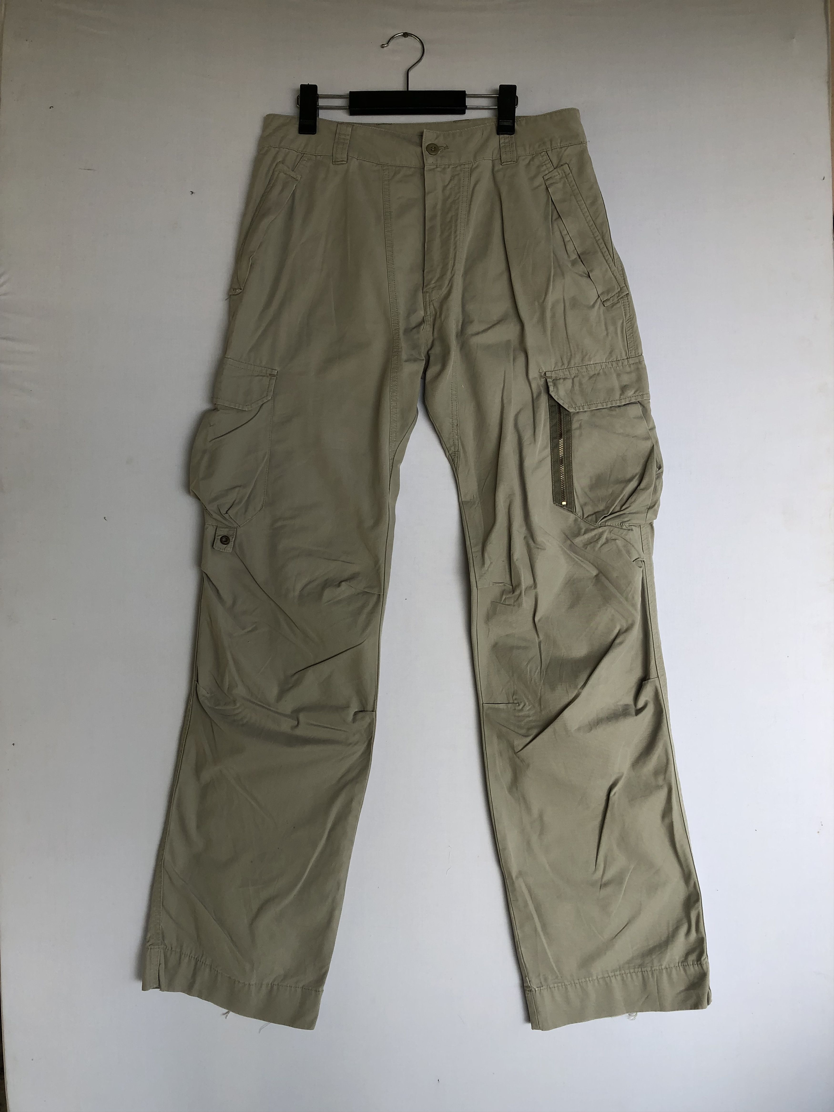 Japanese Brand Japanese brand grey cargo pants Size US 32 / EU 48 - 1 Thumbnail