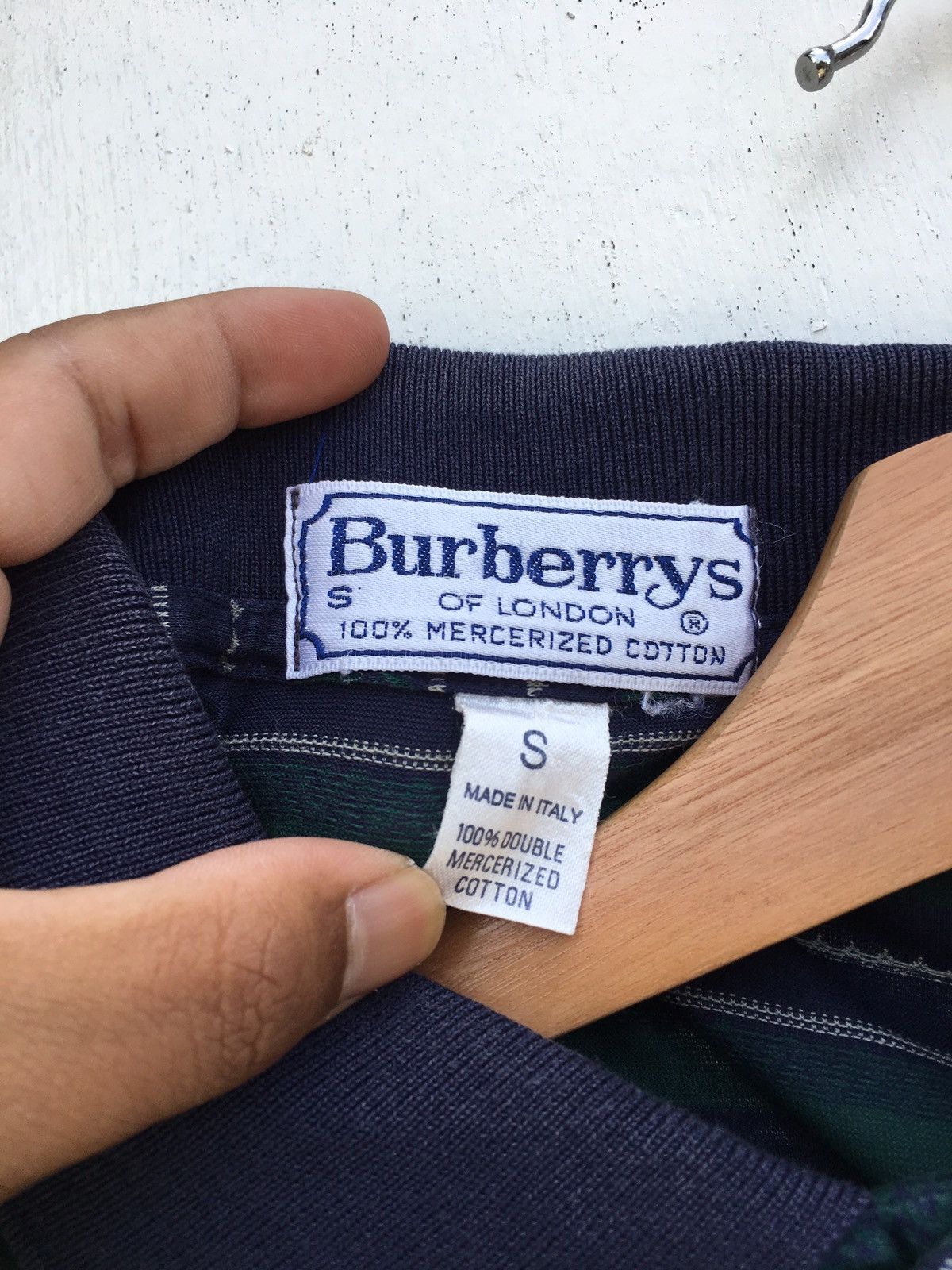 Burberry RARE!! Vintage 90s Burberry Polo Striped Shirt Size US M / EU 48-50 / 2 - 10 Thumbnail