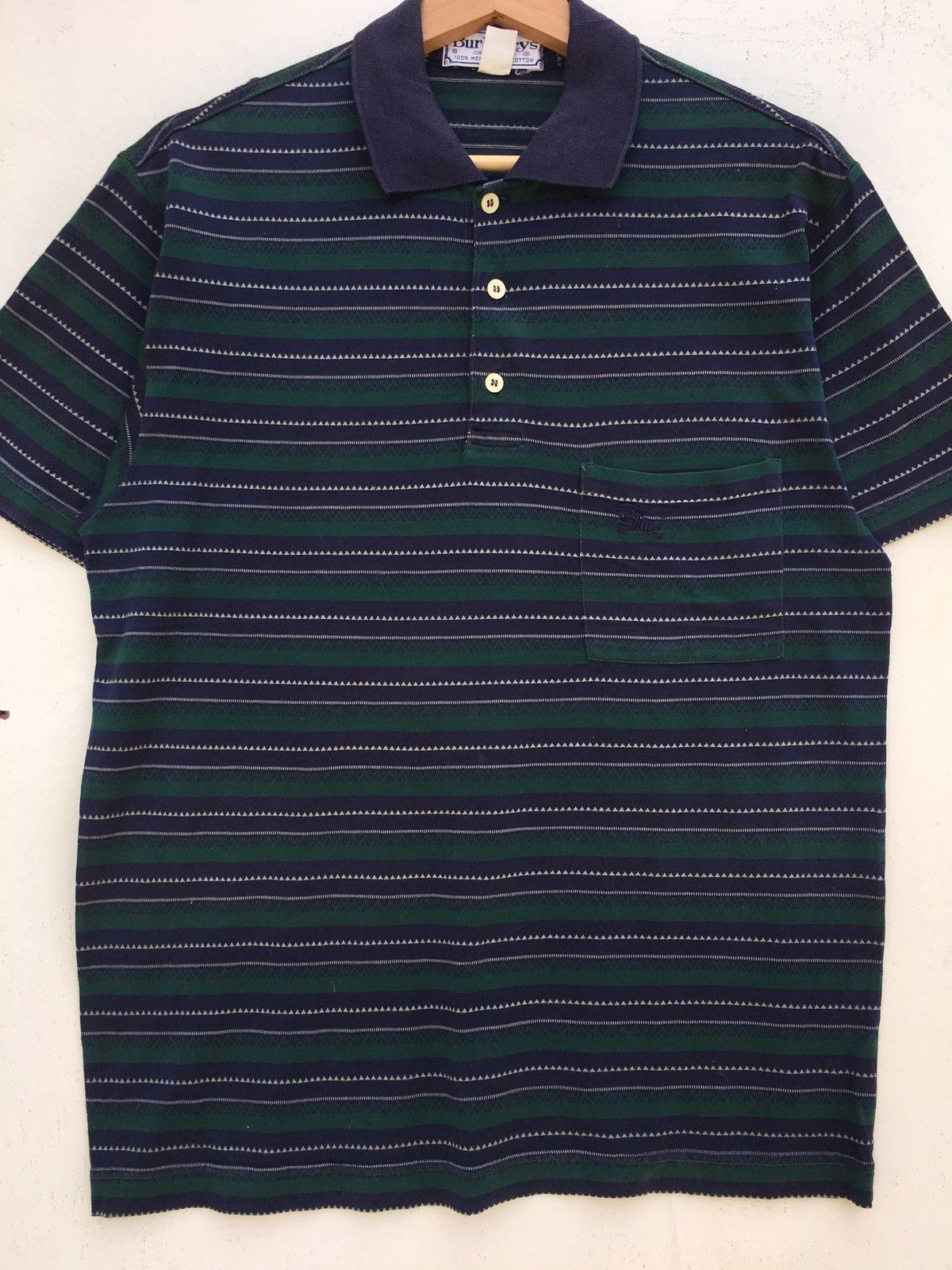 Burberry RARE!! Vintage 90s Burberry Polo Striped Shirt Size US M / EU 48-50 / 2 - 4 Thumbnail