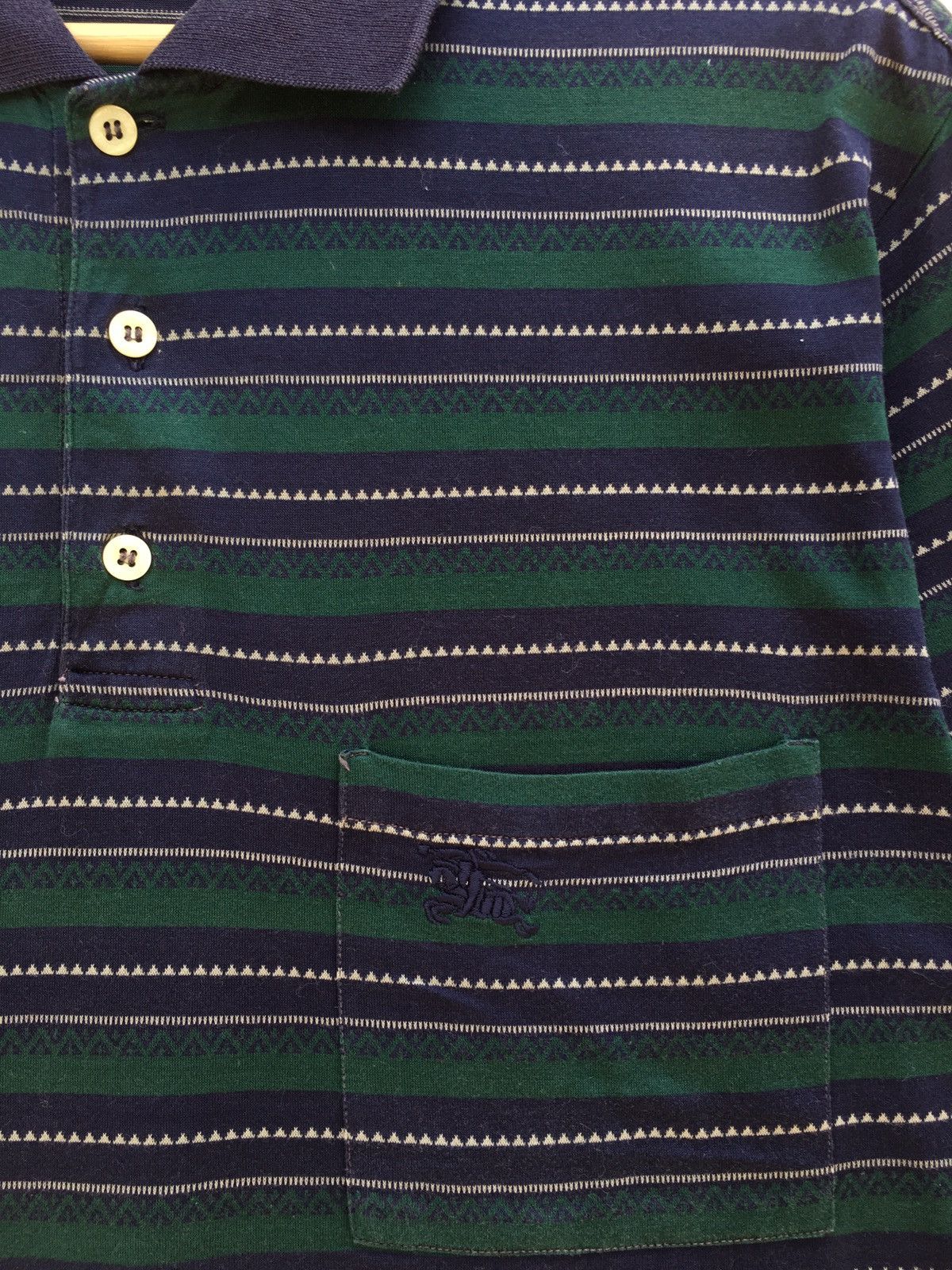 Burberry RARE!! Vintage 90s Burberry Polo Striped Shirt Size US M / EU 48-50 / 2 - 7 Thumbnail