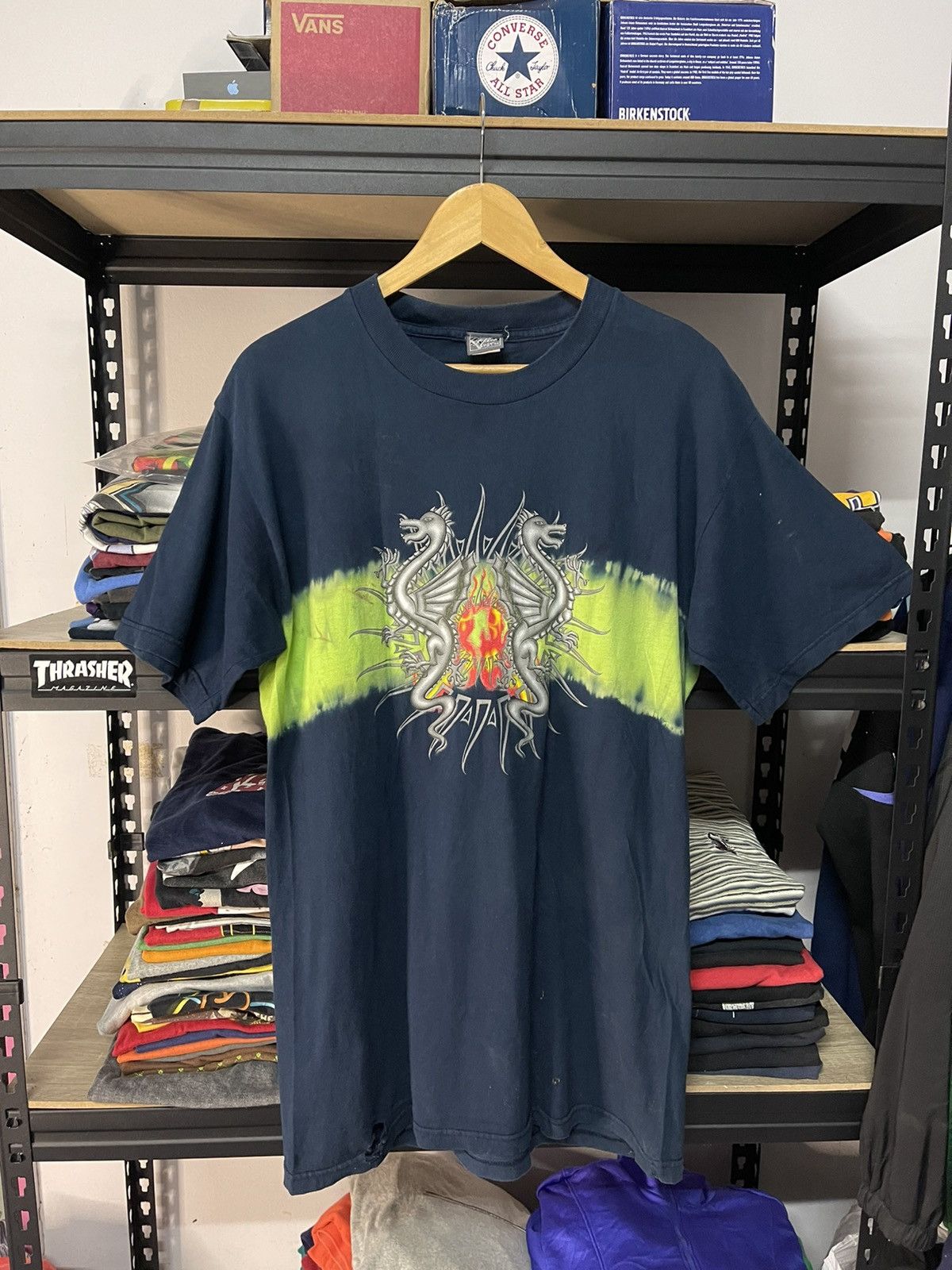 Vintage Vans Vans T Shirt Dragon Boys Dragon Ball Z Print T-shirt