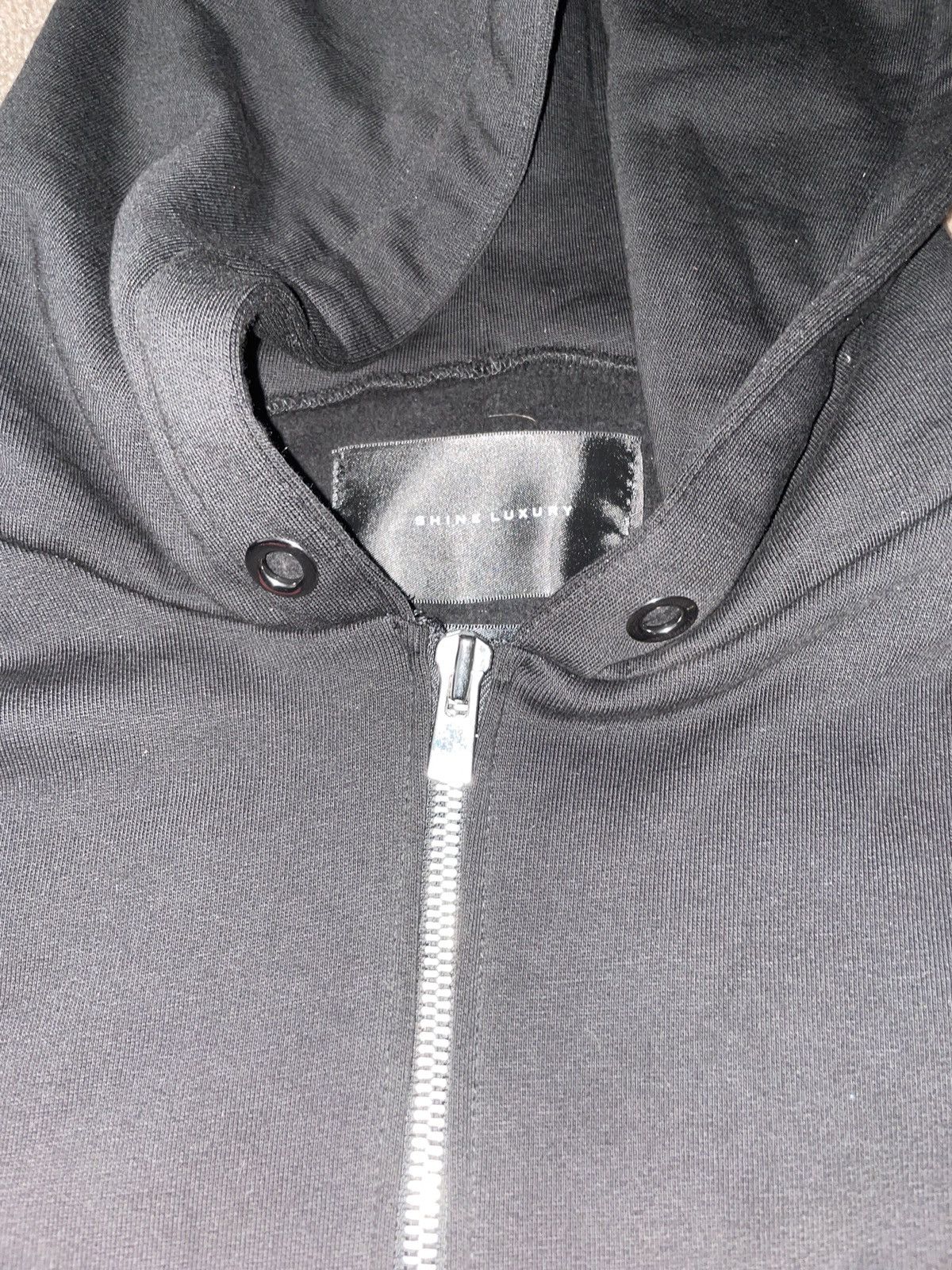 Other Shine Luxury “Antagonist of self” triple zipper hoodie +vest Size US L / EU 52-54 / 3 - 4 Thumbnail