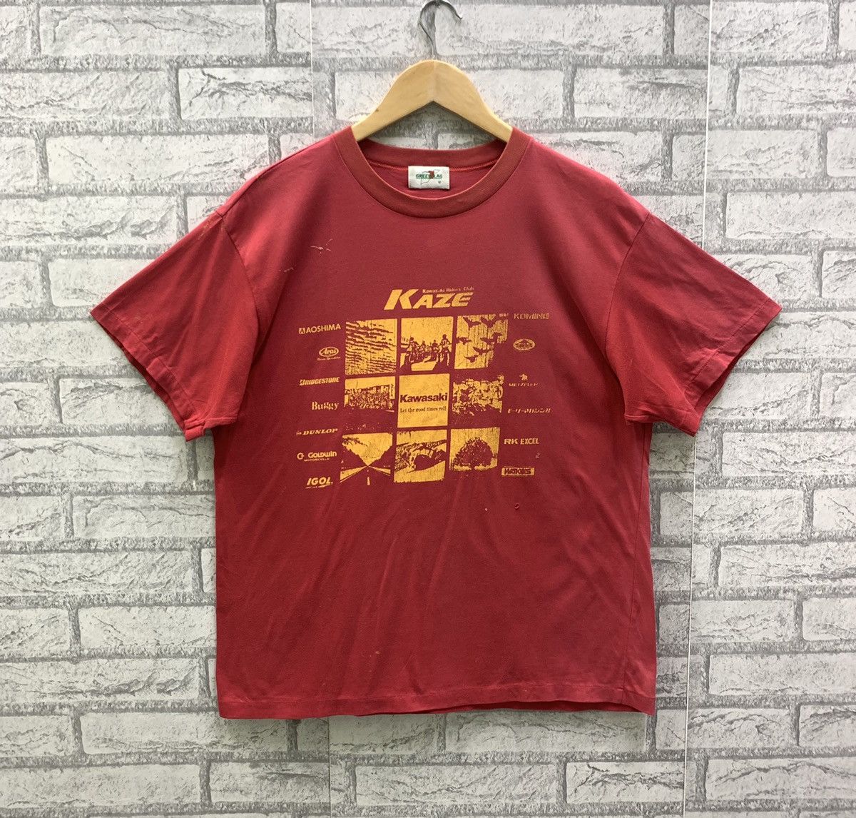 Vintage Kawasaki Riders Club Kaze T-shirts