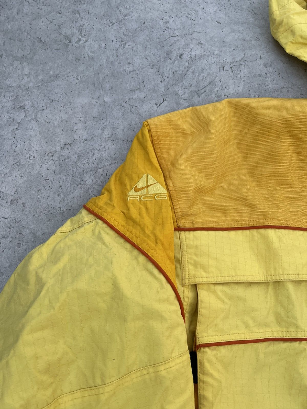 Nike ACG × Vintage NIKE ACG Jacket Vintage Yellow 🔥 Size US M / EU 48-50 / 2 - 4 Thumbnail