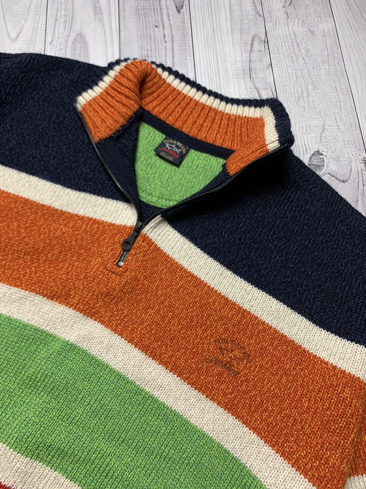 Vintage Zip 3/4 sweater Paul & Shark Rare!