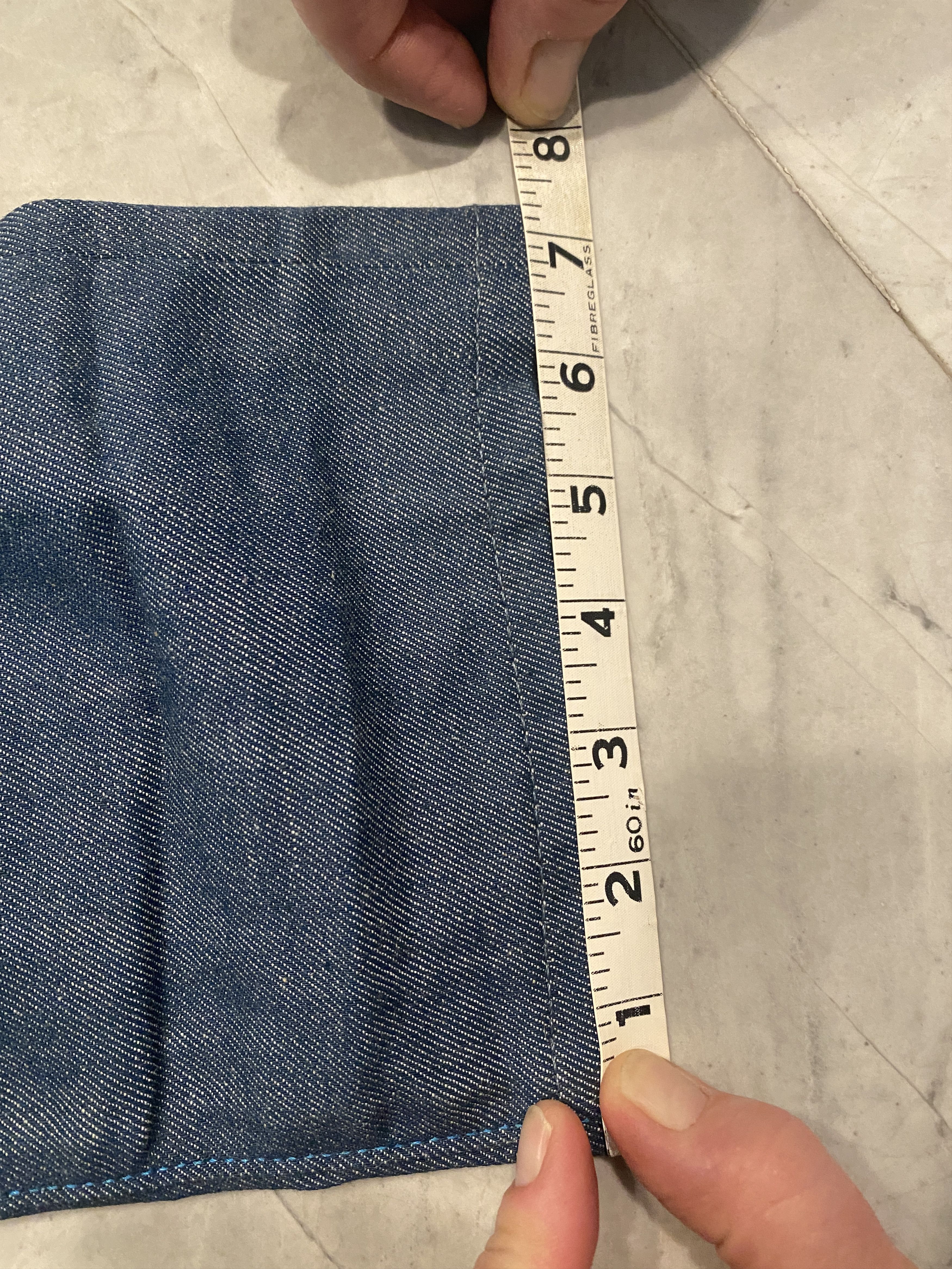 Japan Blue 10oz US Navy Selvedge Denim - High Tapered Fit Size US 32 / EU 48 - 7 Thumbnail