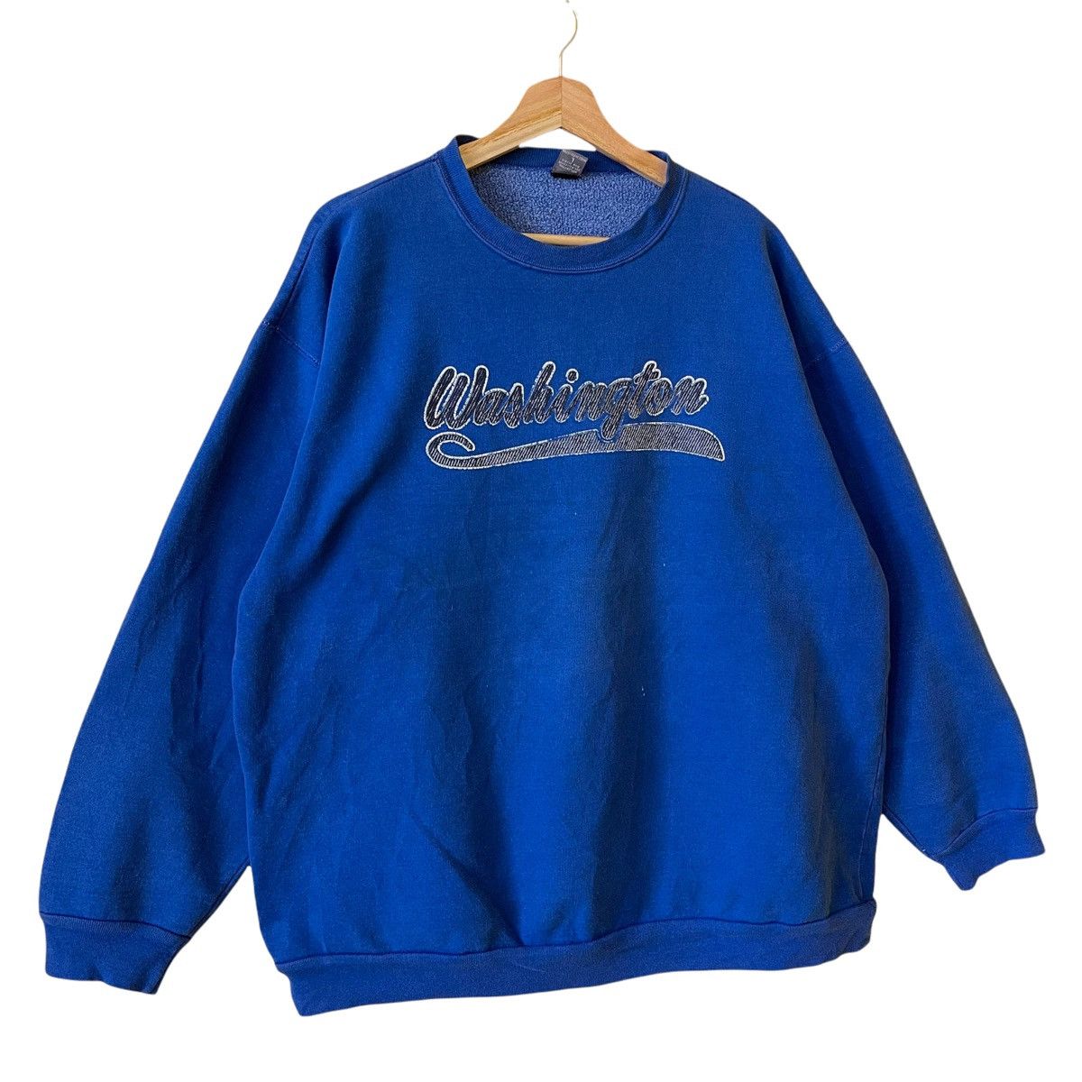Vintage Vintage 90’s Washington Crewneck Sweatshirt Oversize L Size US L / EU 52-54 / 3 - 2 Thumbnail