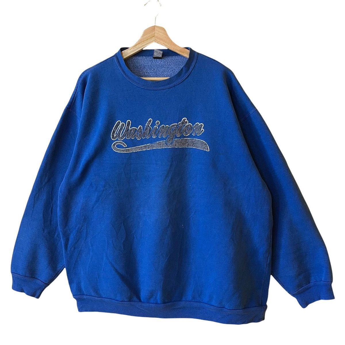 Vintage Vintage 90’s Washington Crewneck Sweatshirt Oversize L Size US L / EU 52-54 / 3 - 3 Thumbnail