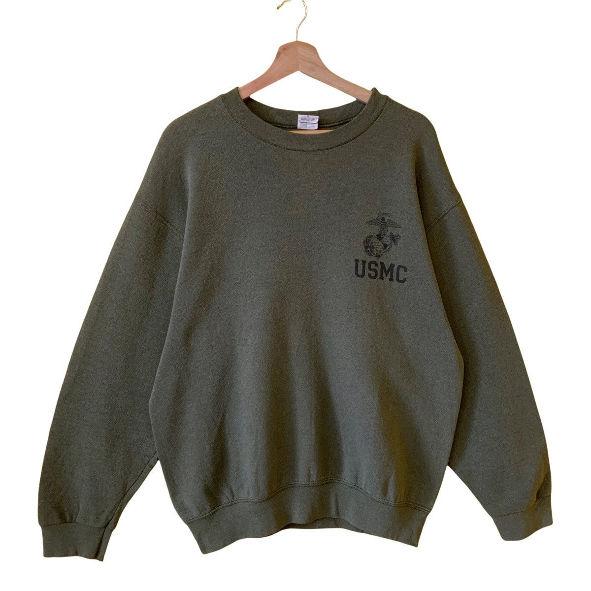 Vintage Vintage 90’s Usmc Crewneck Sweatshirt Size M Size US M / EU 48-50 / 2 - 3 Thumbnail