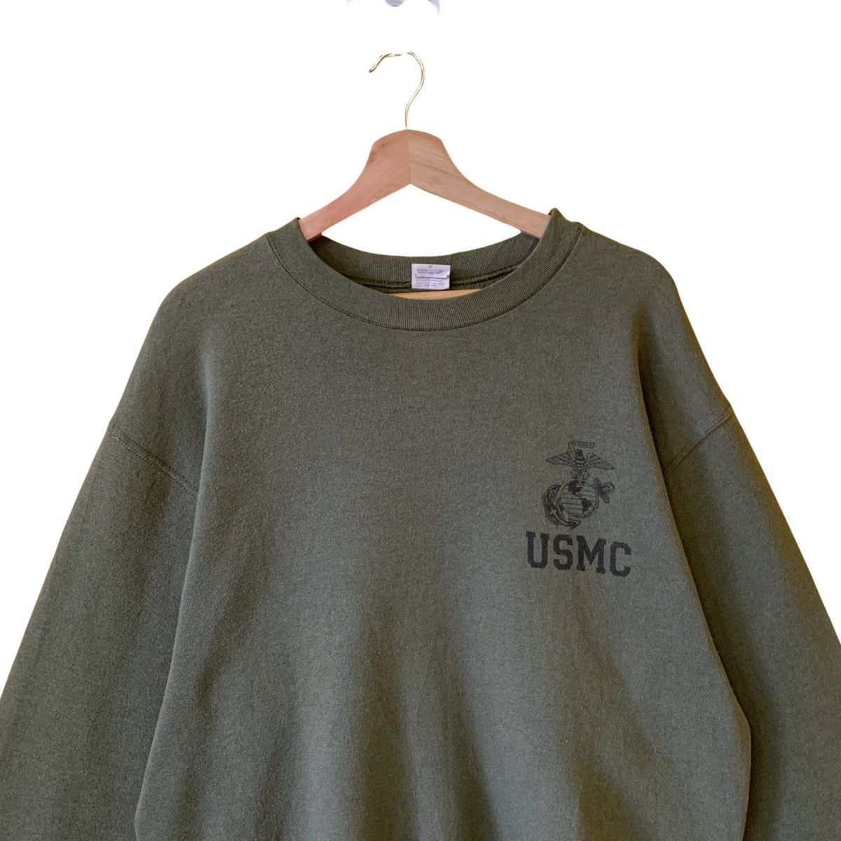 Vintage Vintage 90’s Usmc Crewneck Sweatshirt Size M Size US M / EU 48-50 / 2 - 5 Thumbnail
