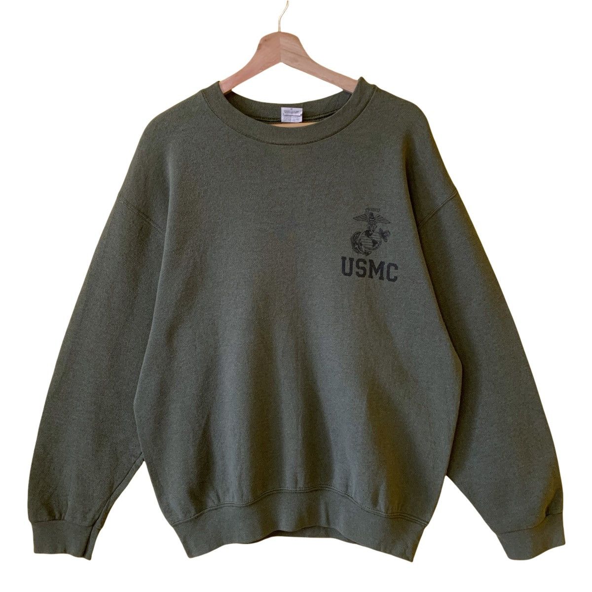 Vintage Vintage 90’s Usmc Crewneck Sweatshirt Size M Size US M / EU 48-50 / 2 - 2 Thumbnail