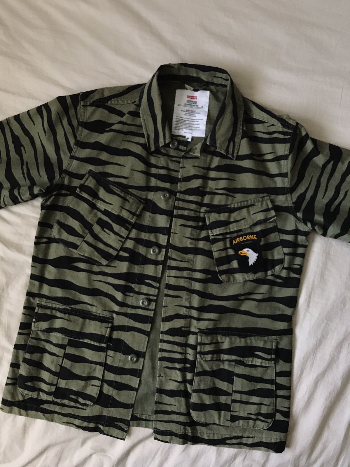 Supreme Jungle Jacket SS 2011 Zebra Olive Airborne Army | Grailed