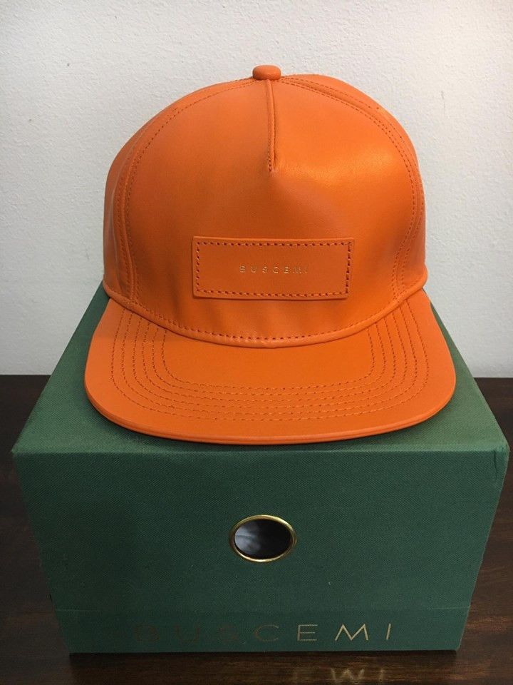 Buscemi New Buscemi Orange Postback Hat Grailed