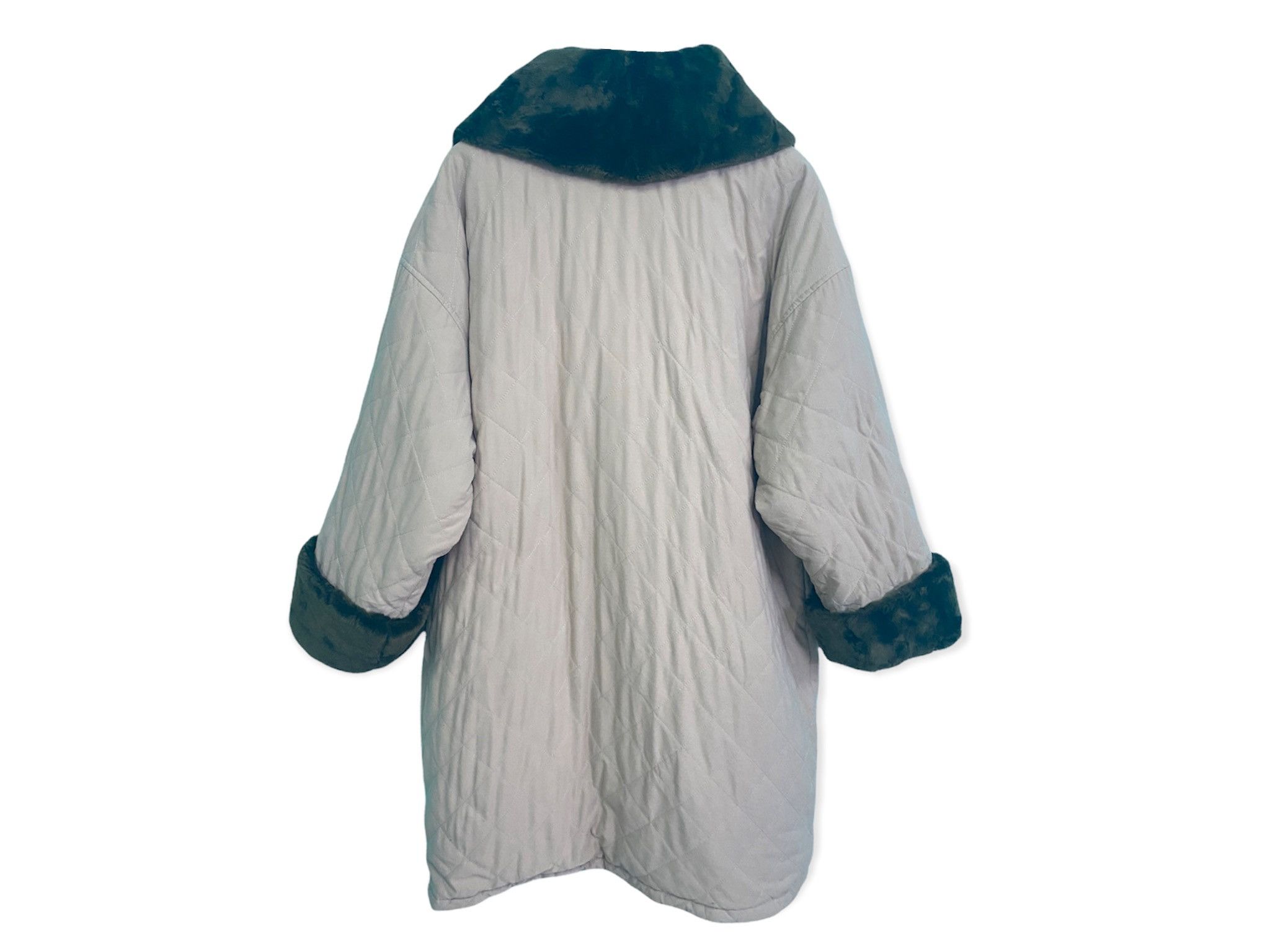 Max Mara AUTHENTIC MAX MARA QUILTED FUR COAT Size XL / US 12-14 / IT 48-50 - 6 Thumbnail