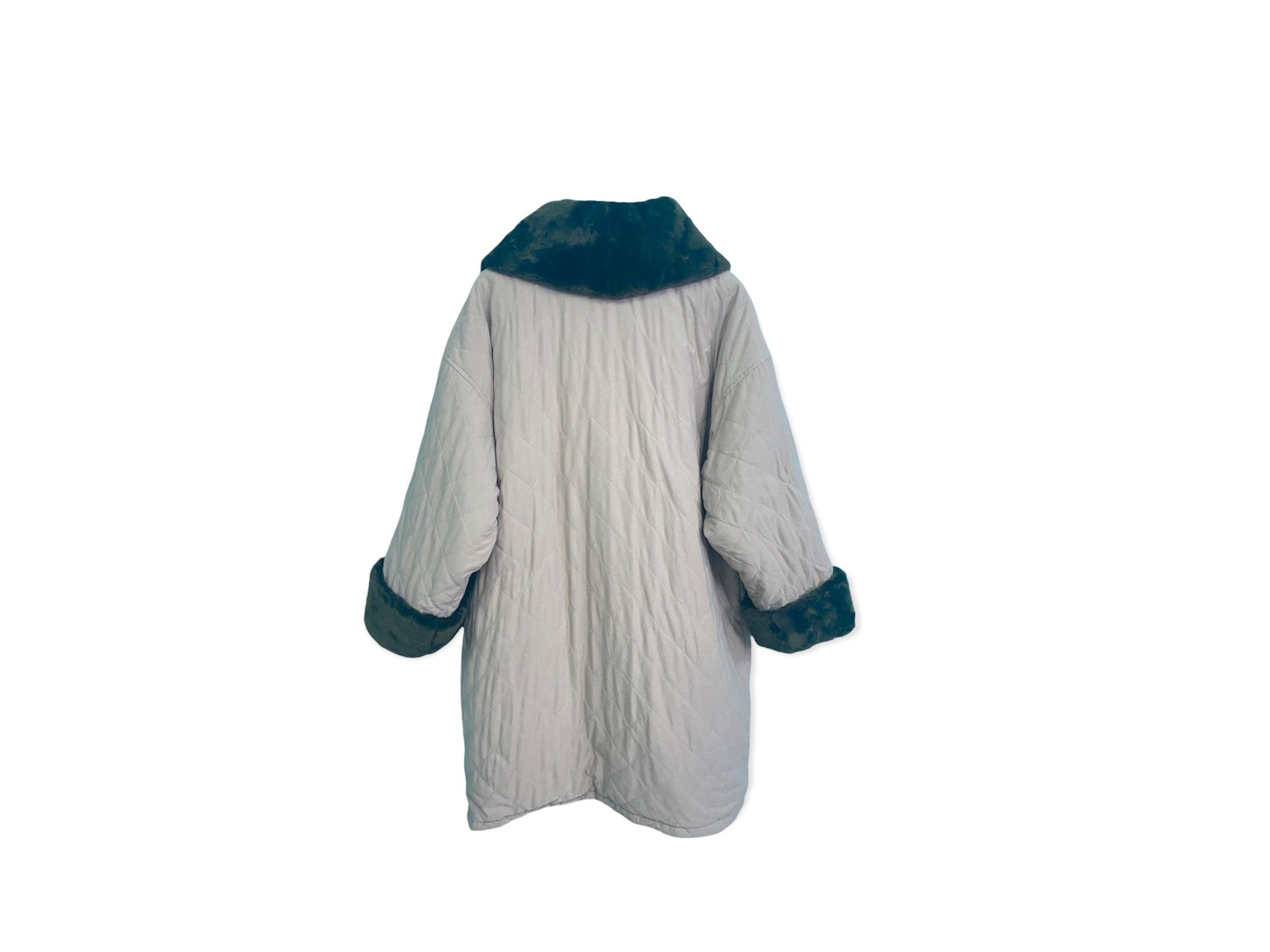 Max Mara AUTHENTIC MAX MARA QUILTED FUR COAT Size XL / US 12-14 / IT 48-50 - 4 Thumbnail