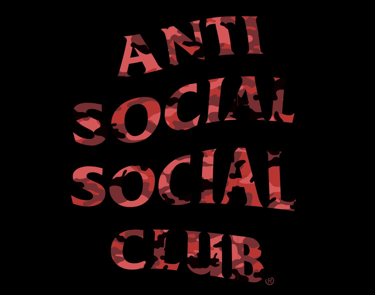 Anti Social Social Club × Members Only DS Weekly ASSC Red Camo Wild Life Black Tee BAPE FTP FOG CDG Size US XL / EU 56 / 4 - 3 Thumbnail