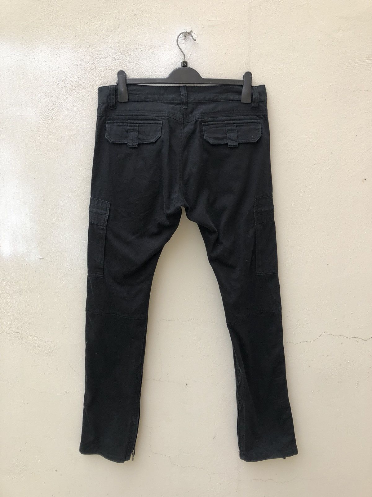 5351 POUR LES HOMMES Black Parachute Cargo Pants Size US 34 / EU 50 - 8 Thumbnail
