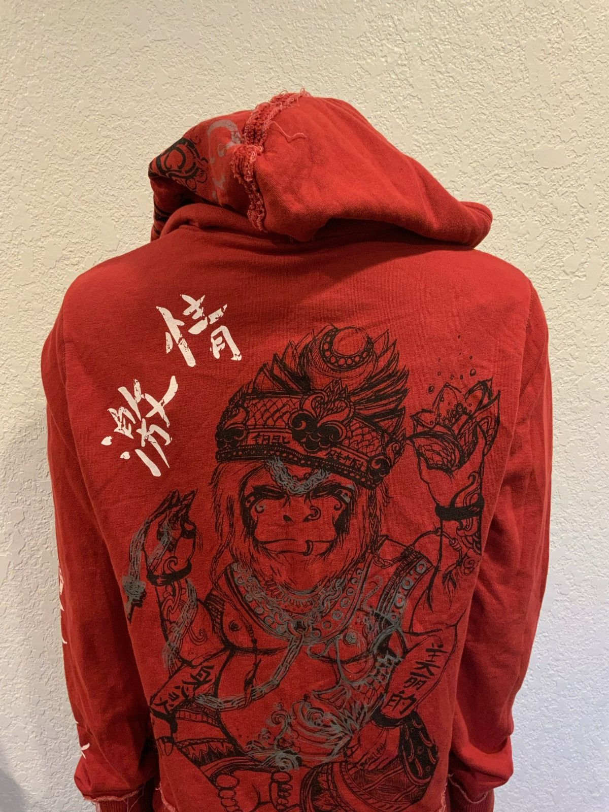 Other Rare Key Closet LA Kanji Japanese Monkey Swarovski Hoodie Size US M / EU 48-50 / 2 - 11 Thumbnail