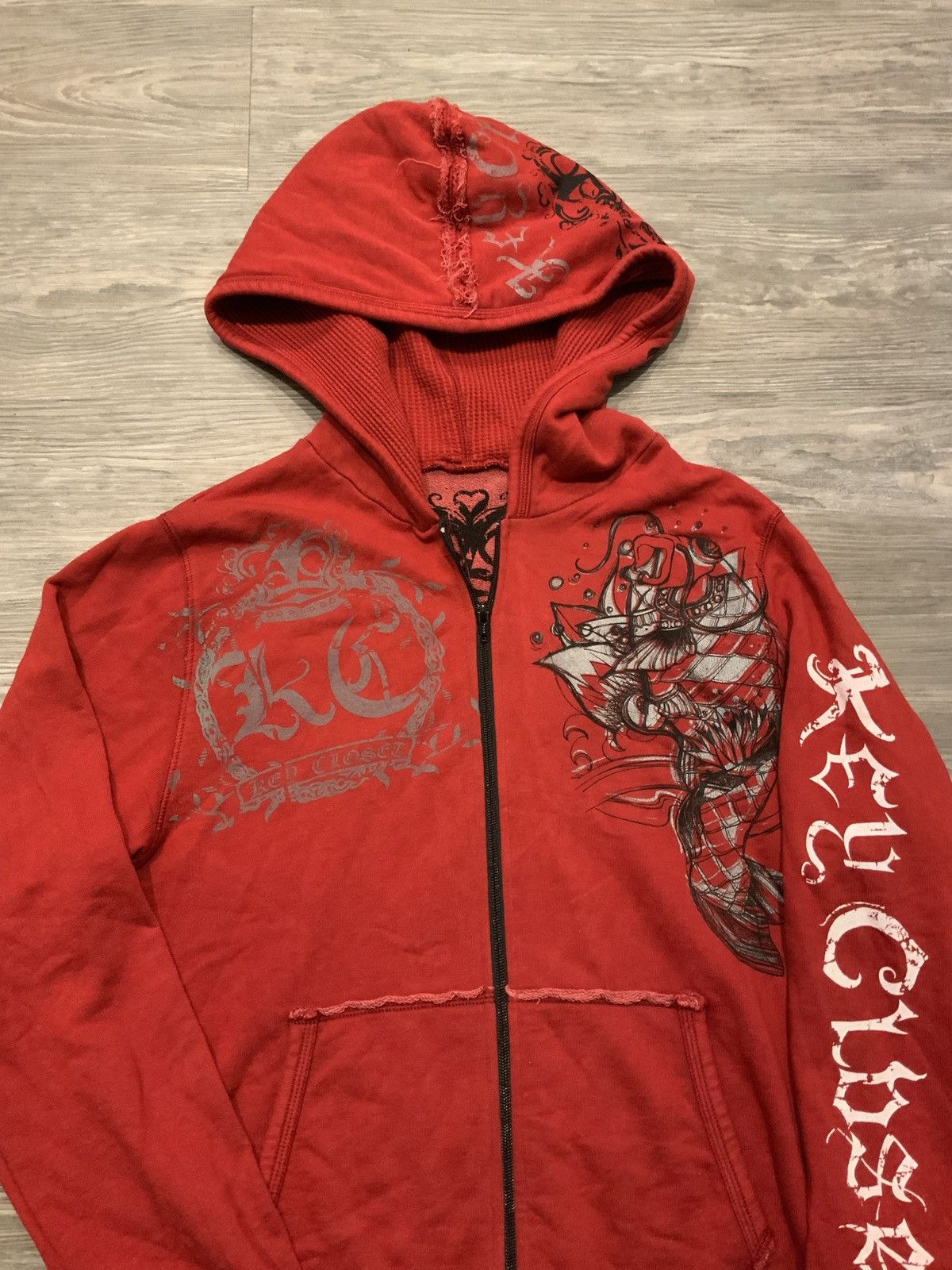 Other Rare Key Closet LA Kanji Japanese Monkey Swarovski Hoodie Size US M / EU 48-50 / 2 - 3 Thumbnail