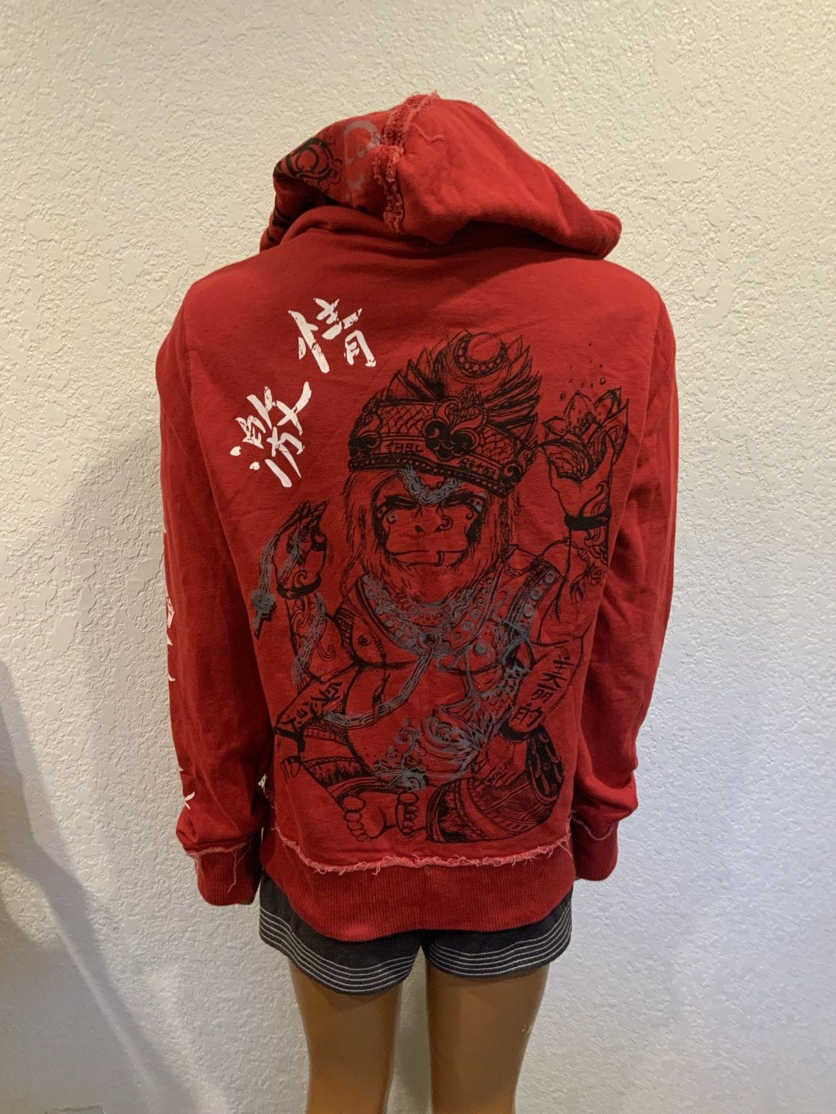Other Rare Key Closet LA Kanji Japanese Monkey Swarovski Hoodie Size US M / EU 48-50 / 2 - 9 Thumbnail