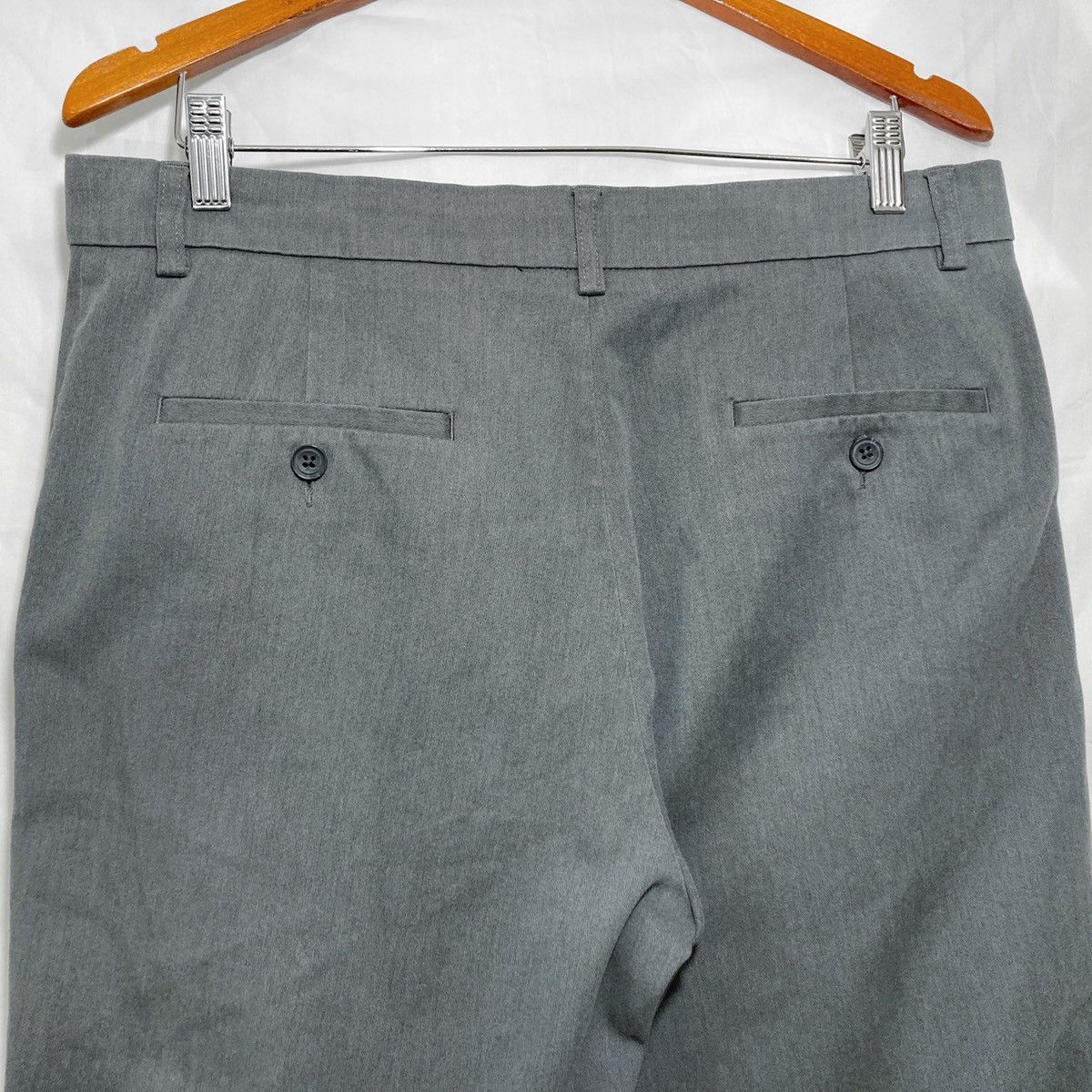 Haggar HAGGAR Men’s Stretch Pants Comfort Expandimatic Classic Fit Size 34R - 3 Thumbnail