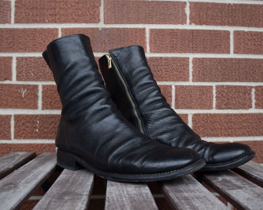 Guidi Guidi 698 Black Side-Zip Boots | Grailed