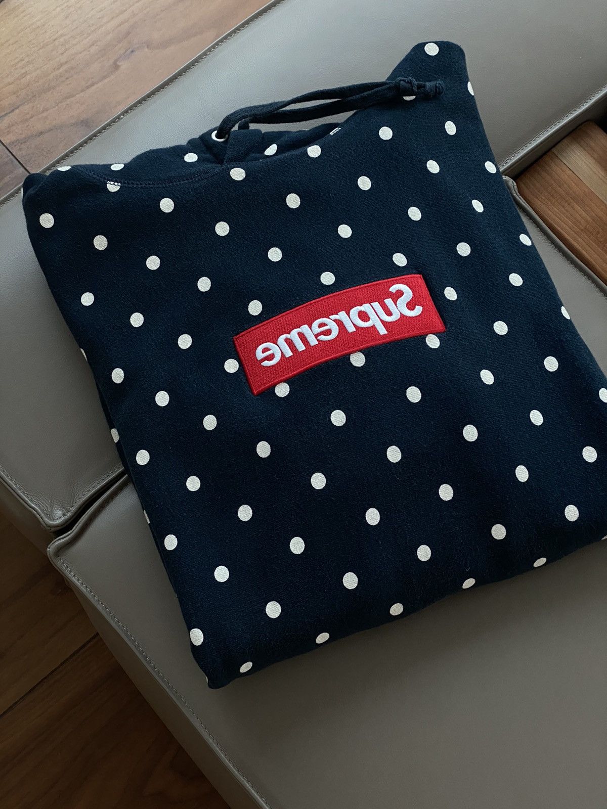 Supreme Comme des Garcons SHIRT x Supreme Polka Dot Box Logo Hoodie Size US L / EU 52-54 / 3 - 3 Thumbnail