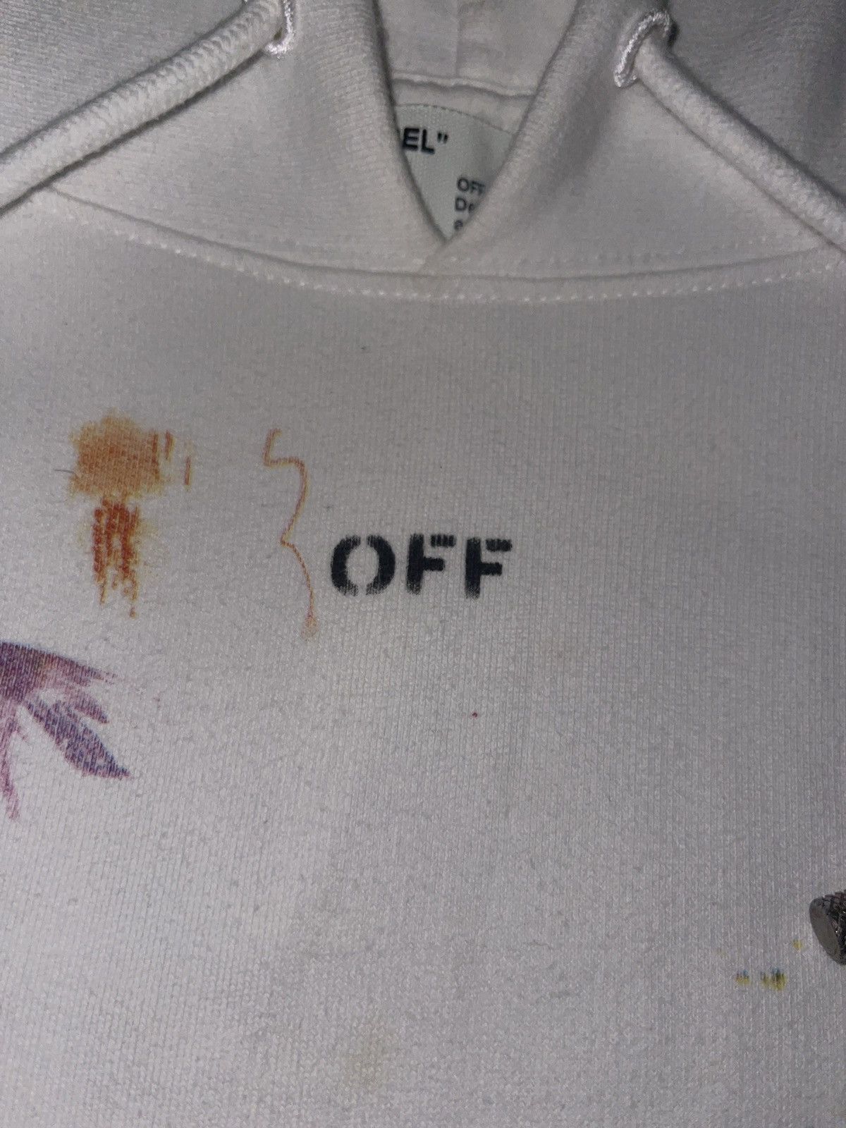Off-White Off White White Galaxy Hoodie (SS20) Size US XS / EU 42 / 0 - 3 Thumbnail