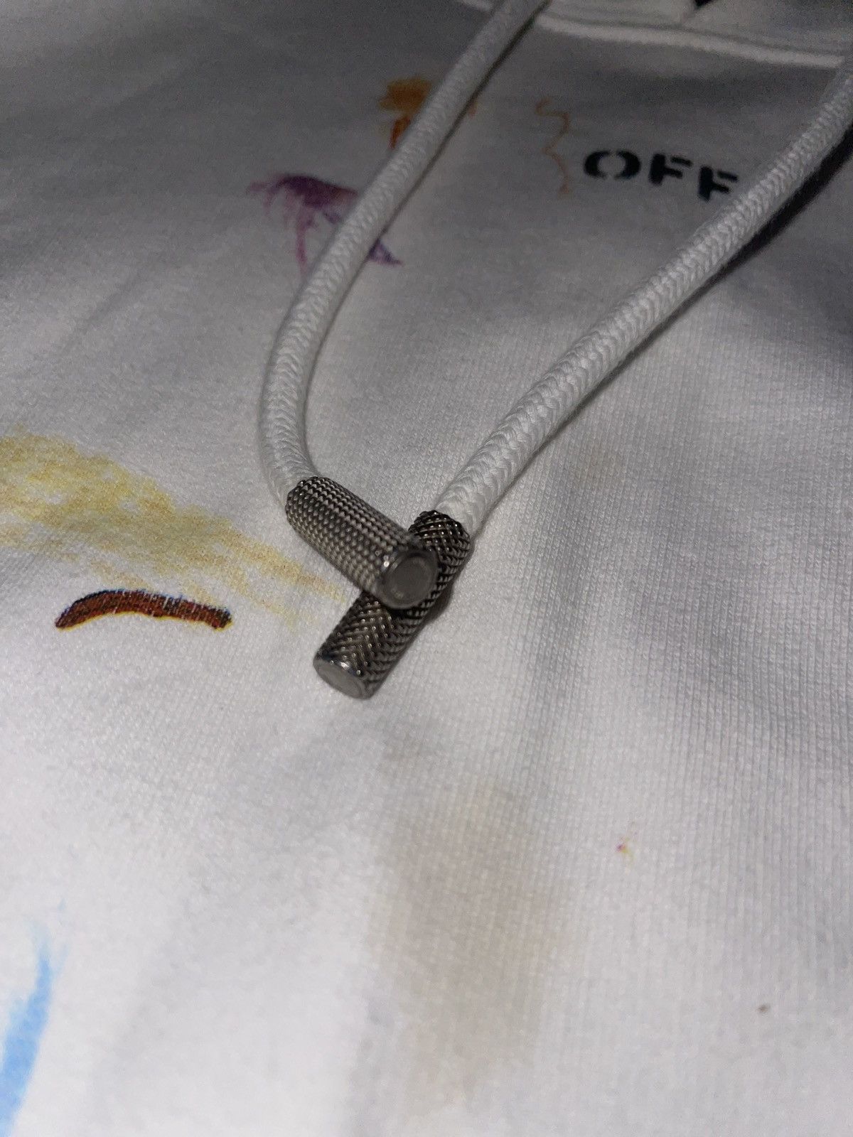 Off-White Off White White Galaxy Hoodie (SS20) Size US XS / EU 42 / 0 - 6 Thumbnail