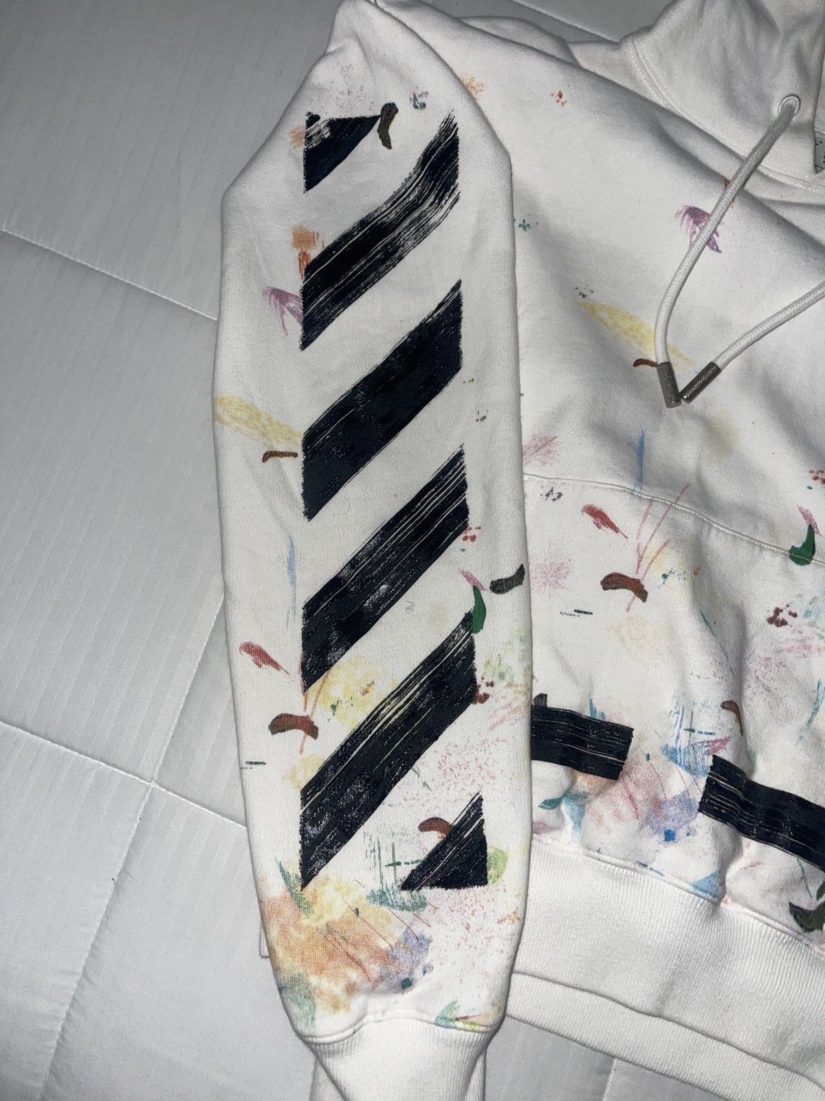 Off-White Off White White Galaxy Hoodie (SS20) Size US XS / EU 42 / 0 - 7 Thumbnail