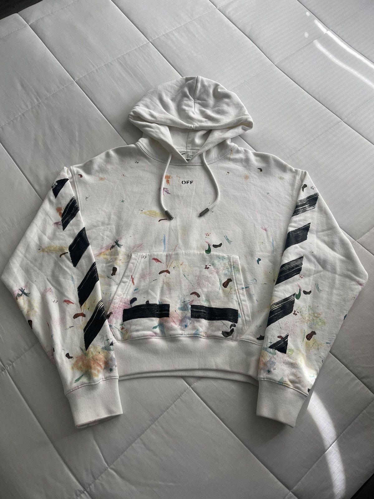 Off-White Off White White Galaxy Hoodie (SS20) Size US XS / EU 42 / 0 - 1 Thumbnail