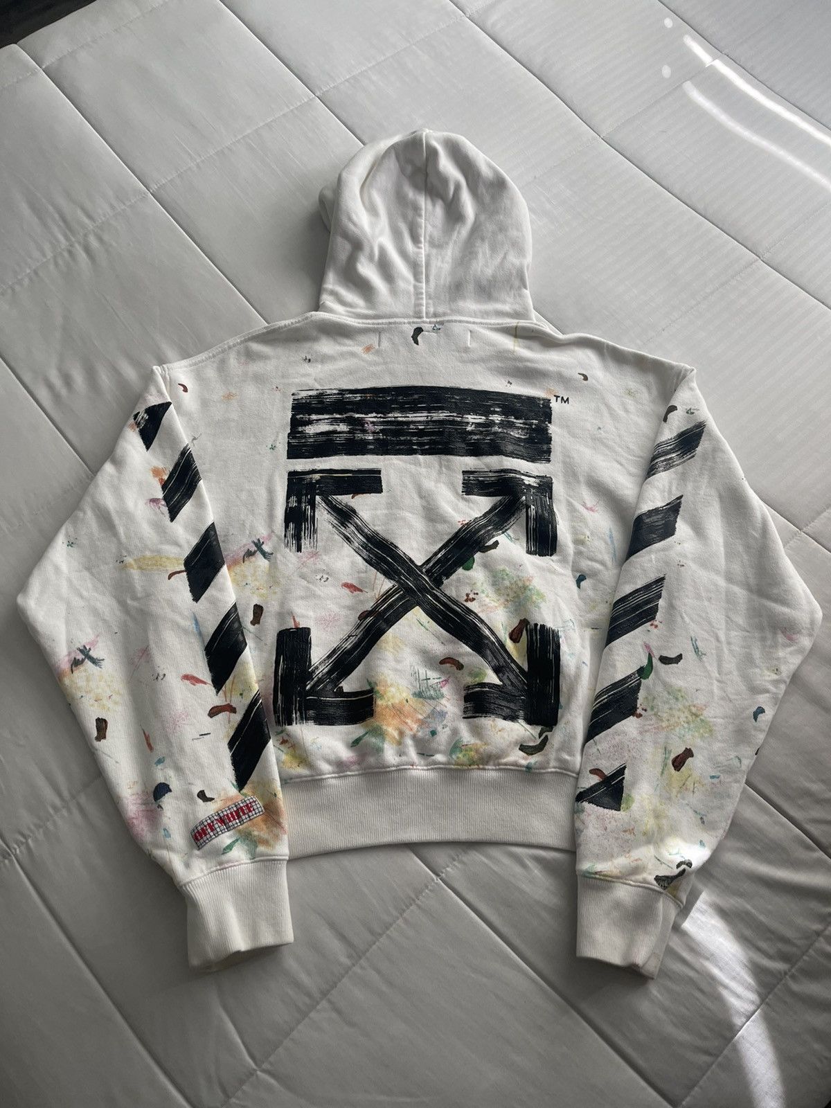 Off-White Off White White Galaxy Hoodie (SS20) Size US XS / EU 42 / 0 - 2 Thumbnail