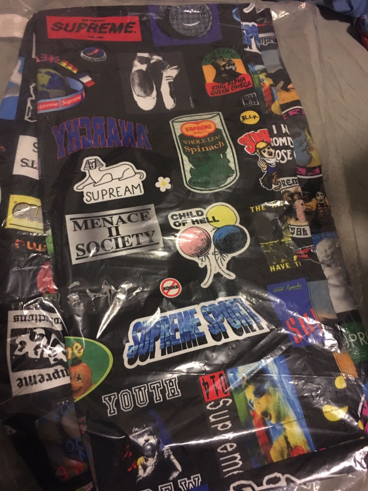 Goretex × Supreme Supreme Gore-Tex Stickers Pant (SS21) Black