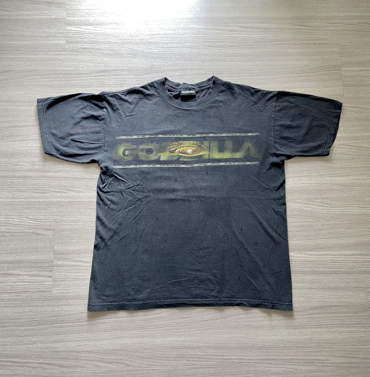 Vintage VINTAGE GODZILLA 1998 T-SHIRT BLACK-L | Grailed