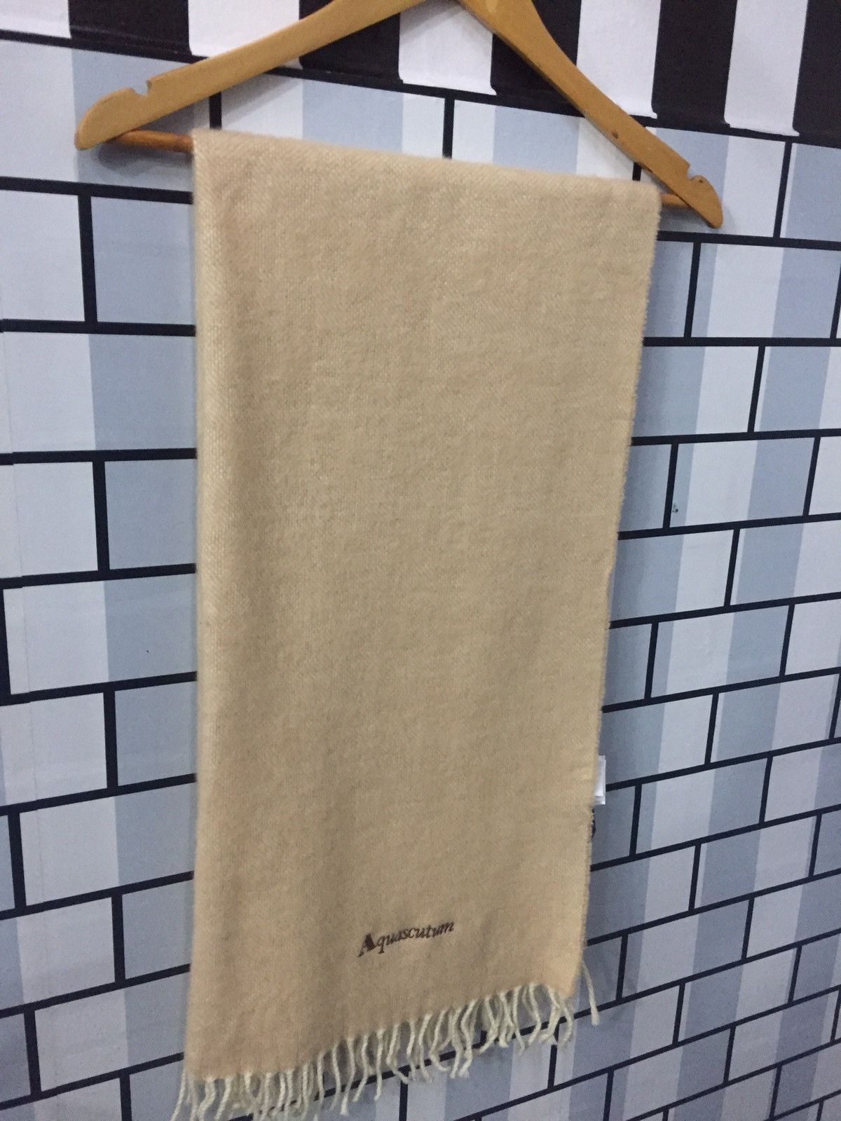 Aquascutum × Designer AQUASCUTUM Muffler Scarf Size ONE SIZE - 3 Thumbnail