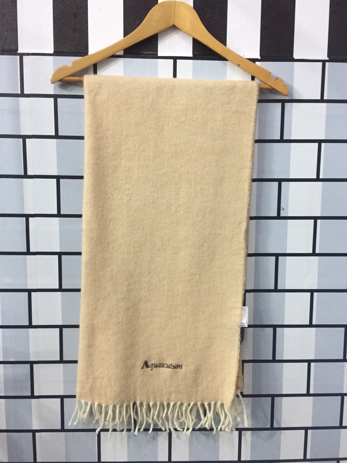 Aquascutum × Designer AQUASCUTUM Muffler Scarf Size ONE SIZE - 2 Thumbnail