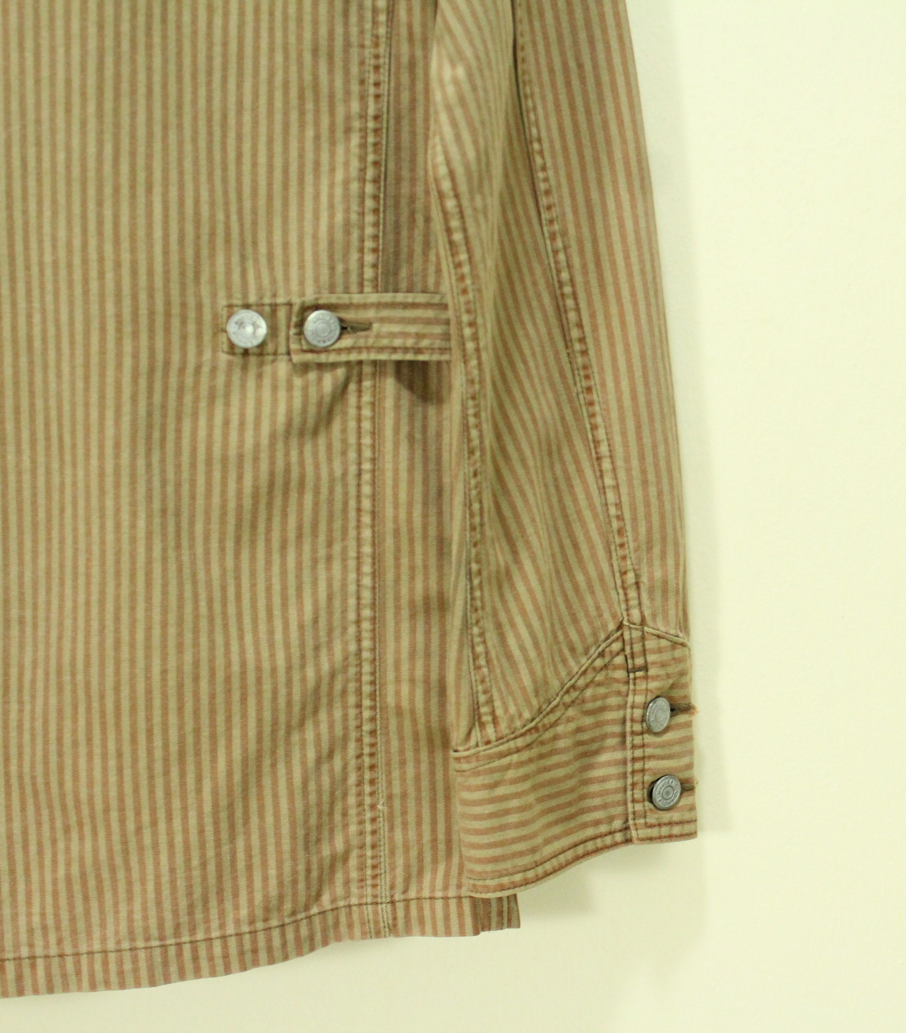 Hysteric Glamour Hysteric Glamour Jacket Herringbone Stripe Camp Collar Size US S / EU 44-46 / 1 - 7 Thumbnail