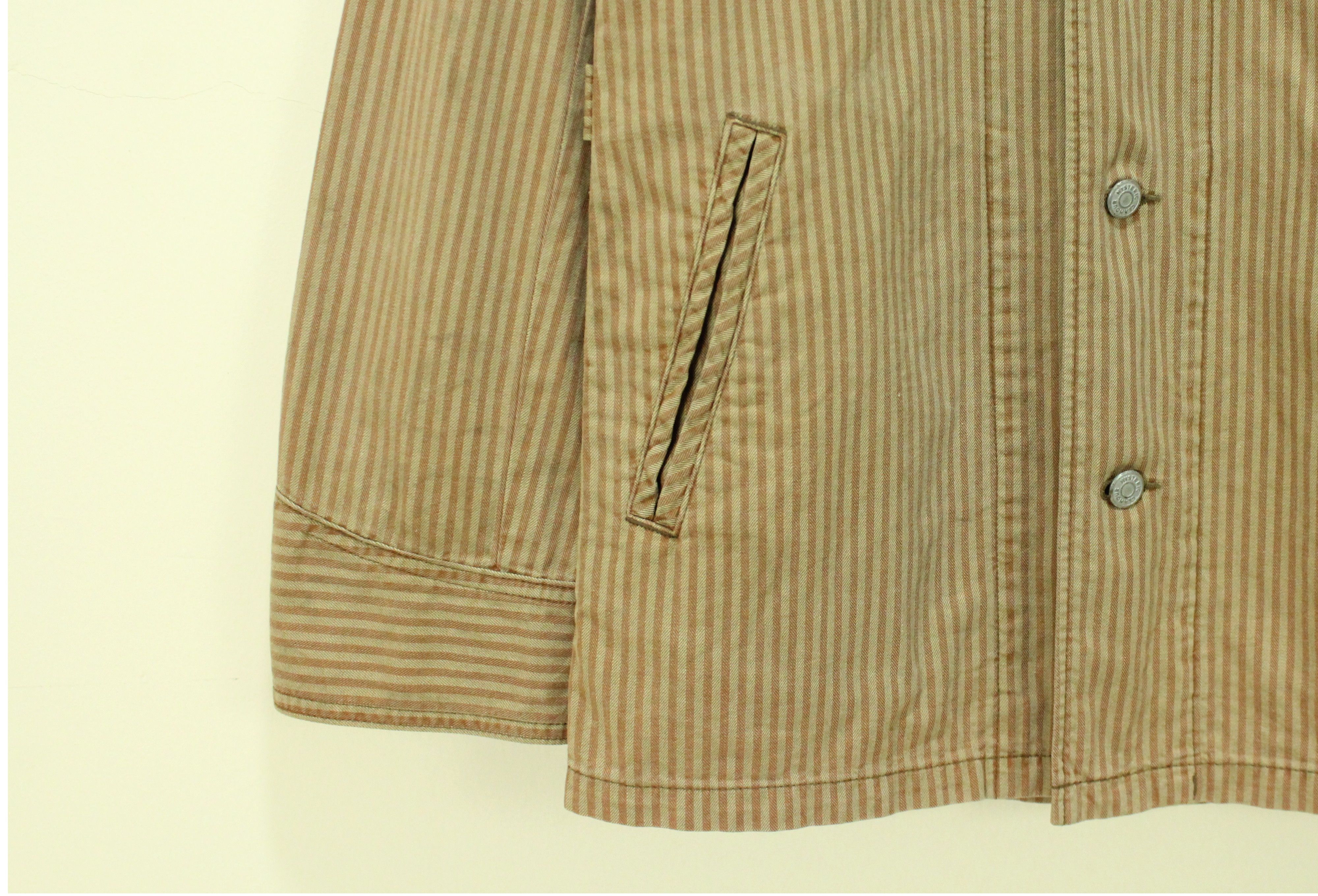 Hysteric Glamour Hysteric Glamour Jacket Herringbone Stripe Camp Collar Size US S / EU 44-46 / 1 - 3 Thumbnail