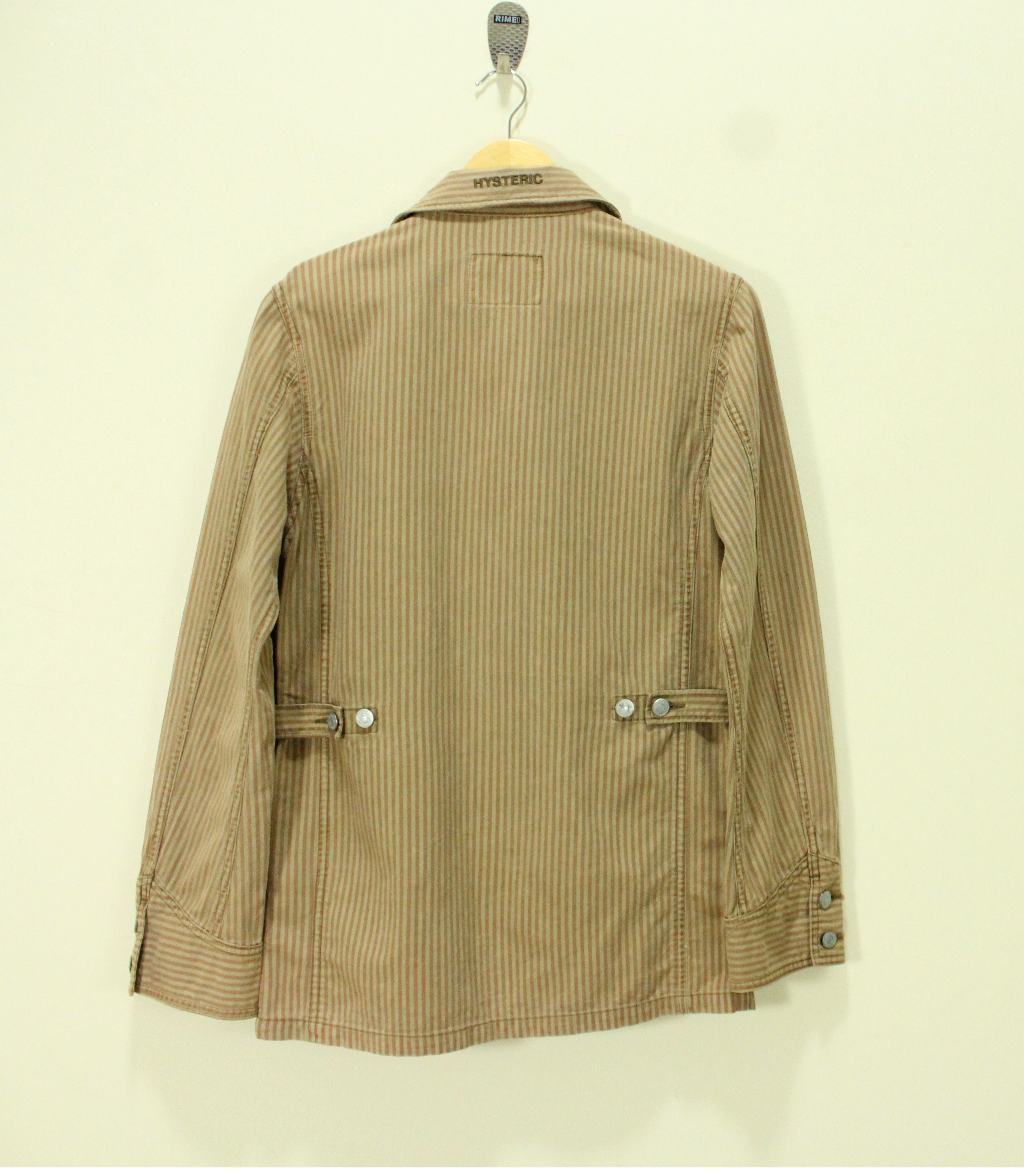 Hysteric Glamour Hysteric Glamour Jacket Herringbone Stripe Camp Collar Size US S / EU 44-46 / 1 - 6 Thumbnail