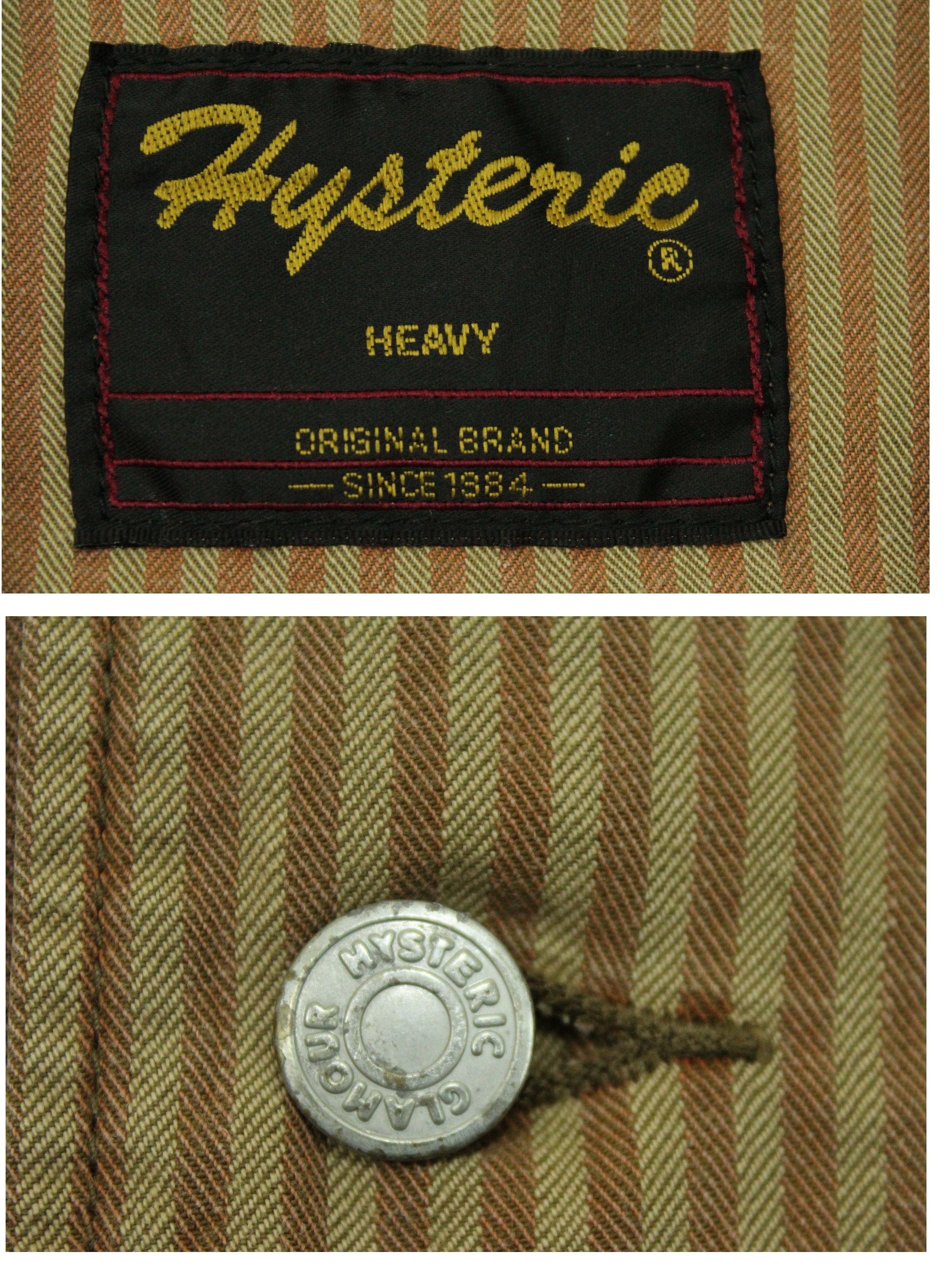 Hysteric Glamour Hysteric Glamour Jacket Herringbone Stripe Camp Collar Size US S / EU 44-46 / 1 - 9 Thumbnail