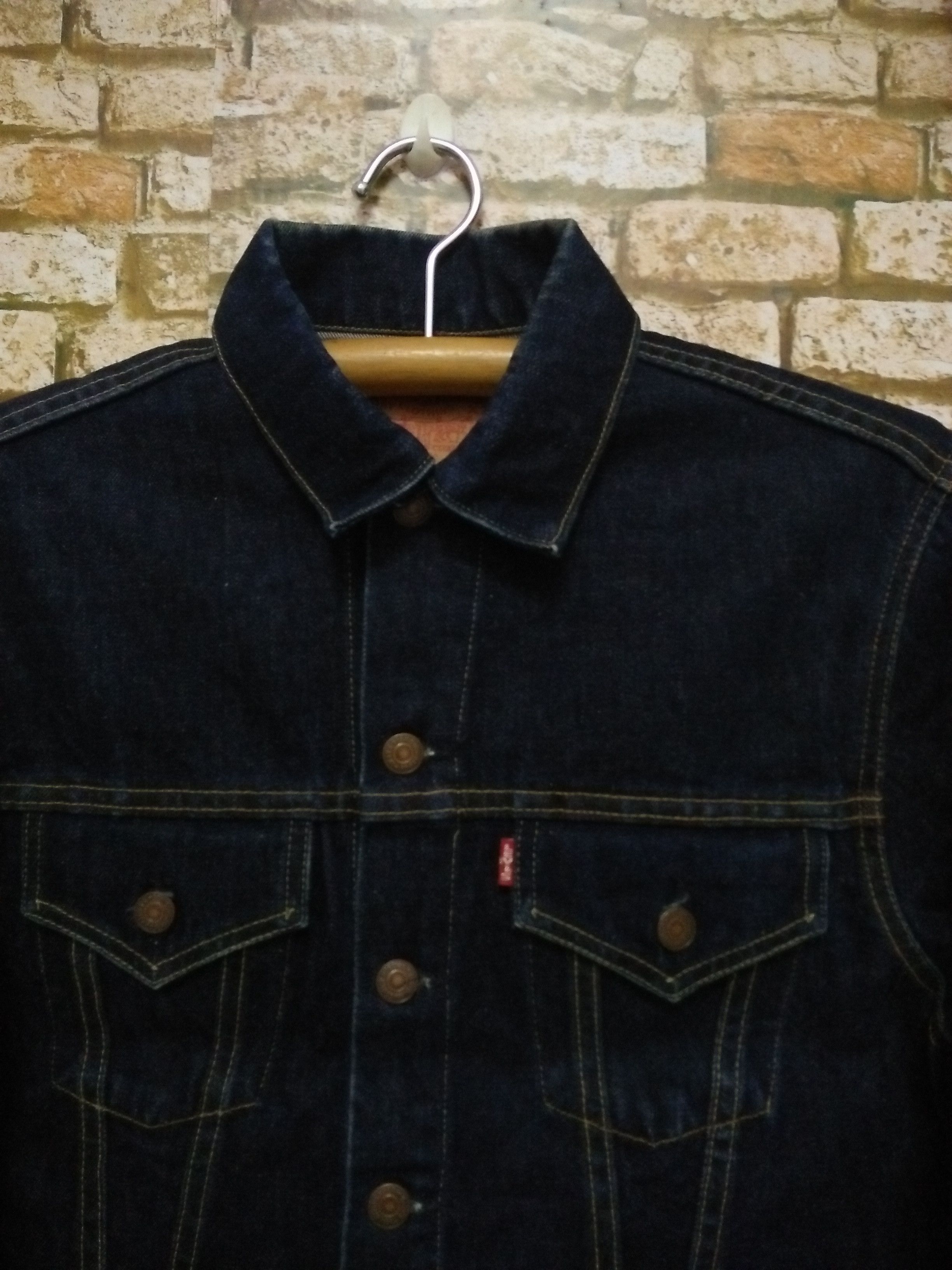 Levi's 90s LEVIS 557XX BIG 'E' TRUCKER DENIM JACKET USA #555 (B92) Size US M / EU 48-50 / 2 - 2 Thumbnail